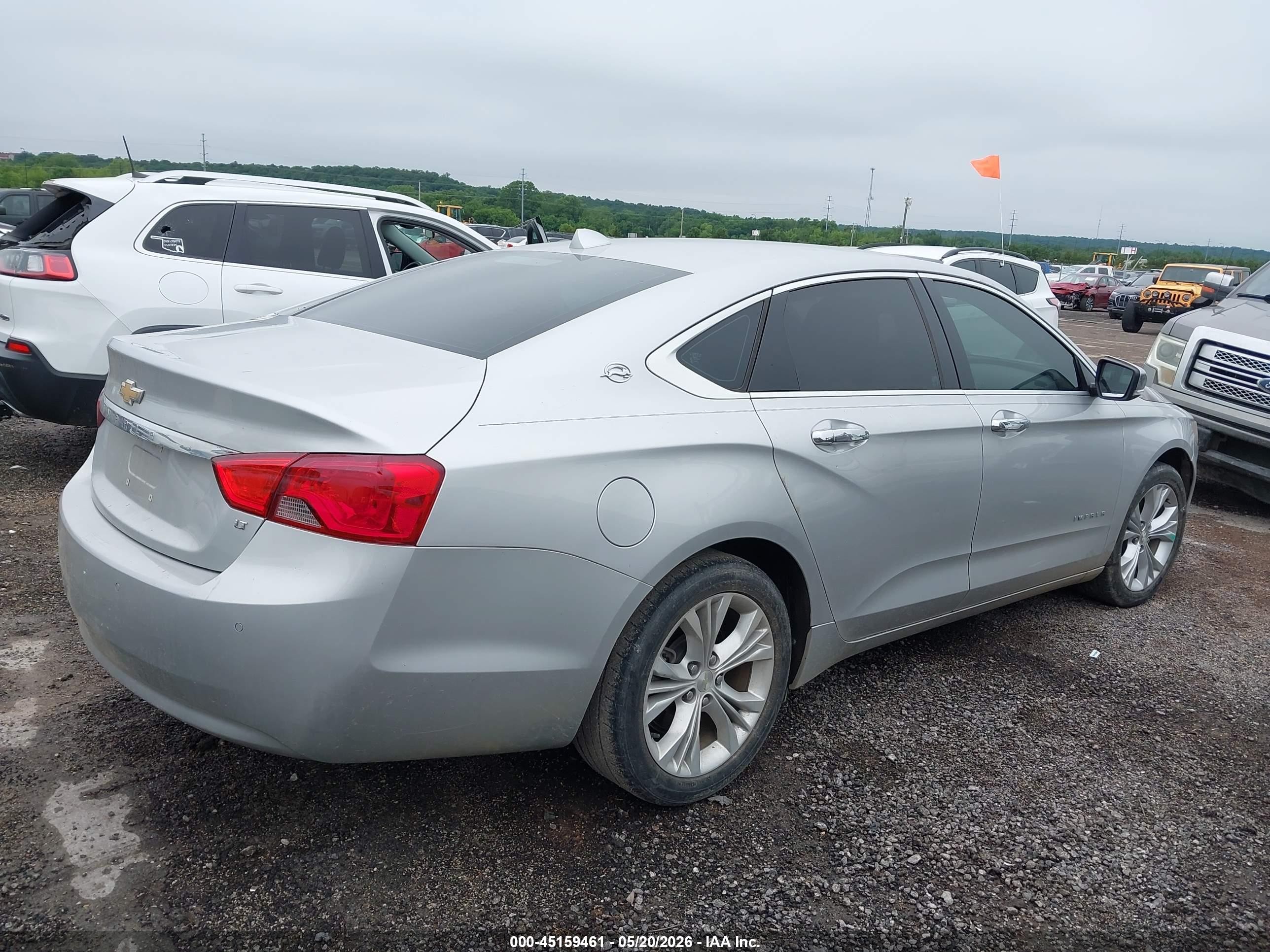 2014 Chevrolet Impala 1lt Silver vin: 1G1115SL8EU168340
