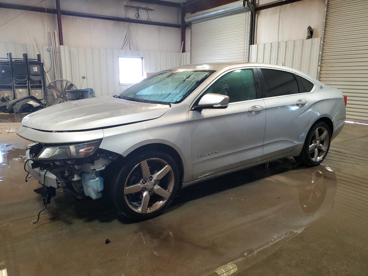 2015 Chevrolet Impala Lt Silver vin: 1G1115SL8FU102159 Damage: Left Front Fender, Dent(S) W/No Paint Dmg, 1/2 To 1 Inch