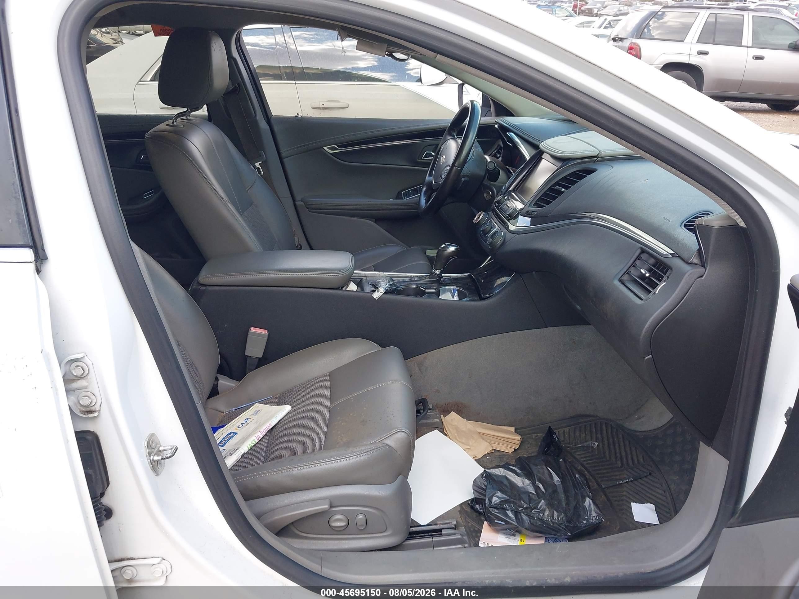 2015 Chevrolet Impala 1lt White vin: 1G1115SL8FU145187