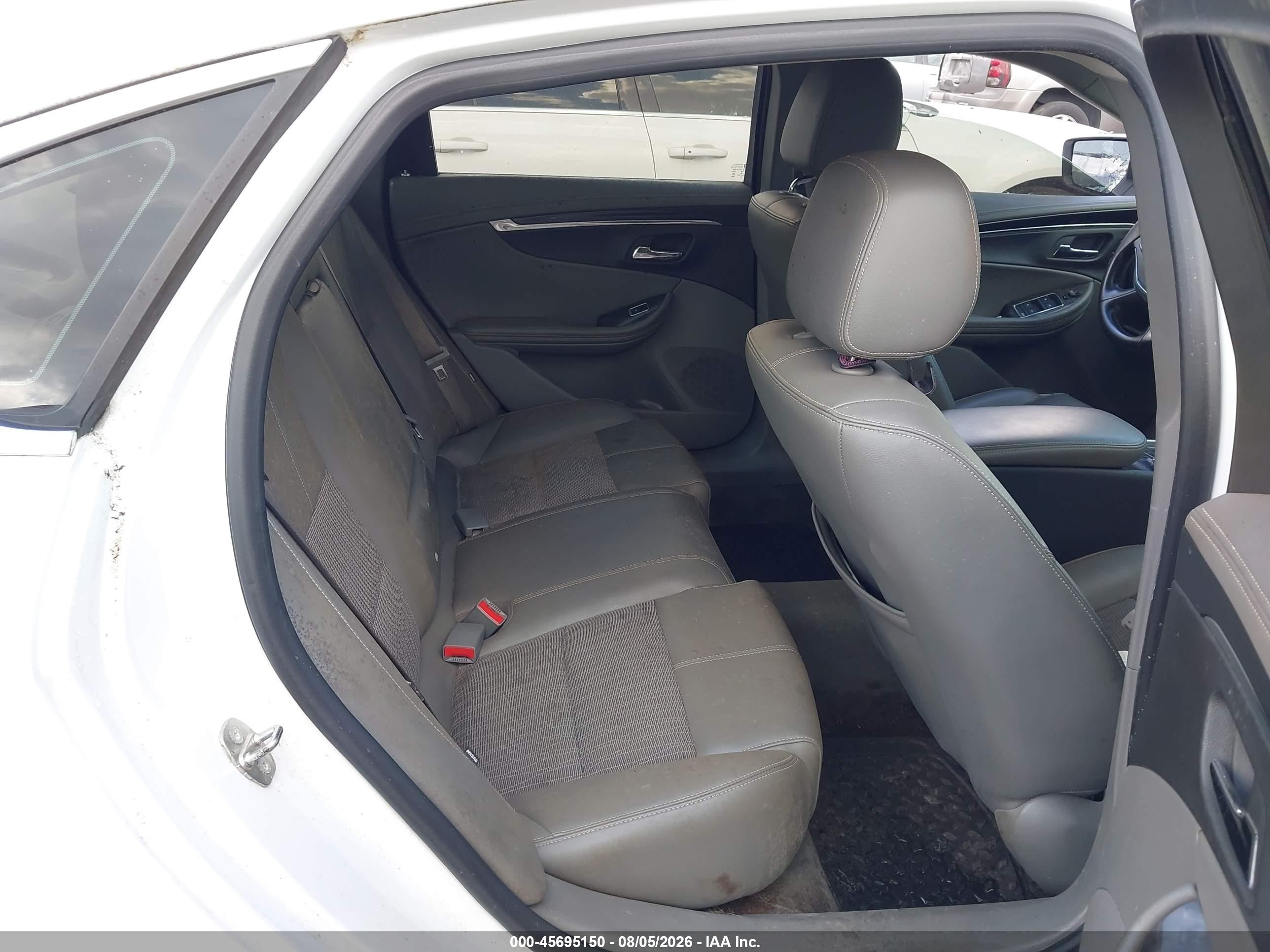 2015 Chevrolet Impala 1lt White vin: 1G1115SL8FU145187