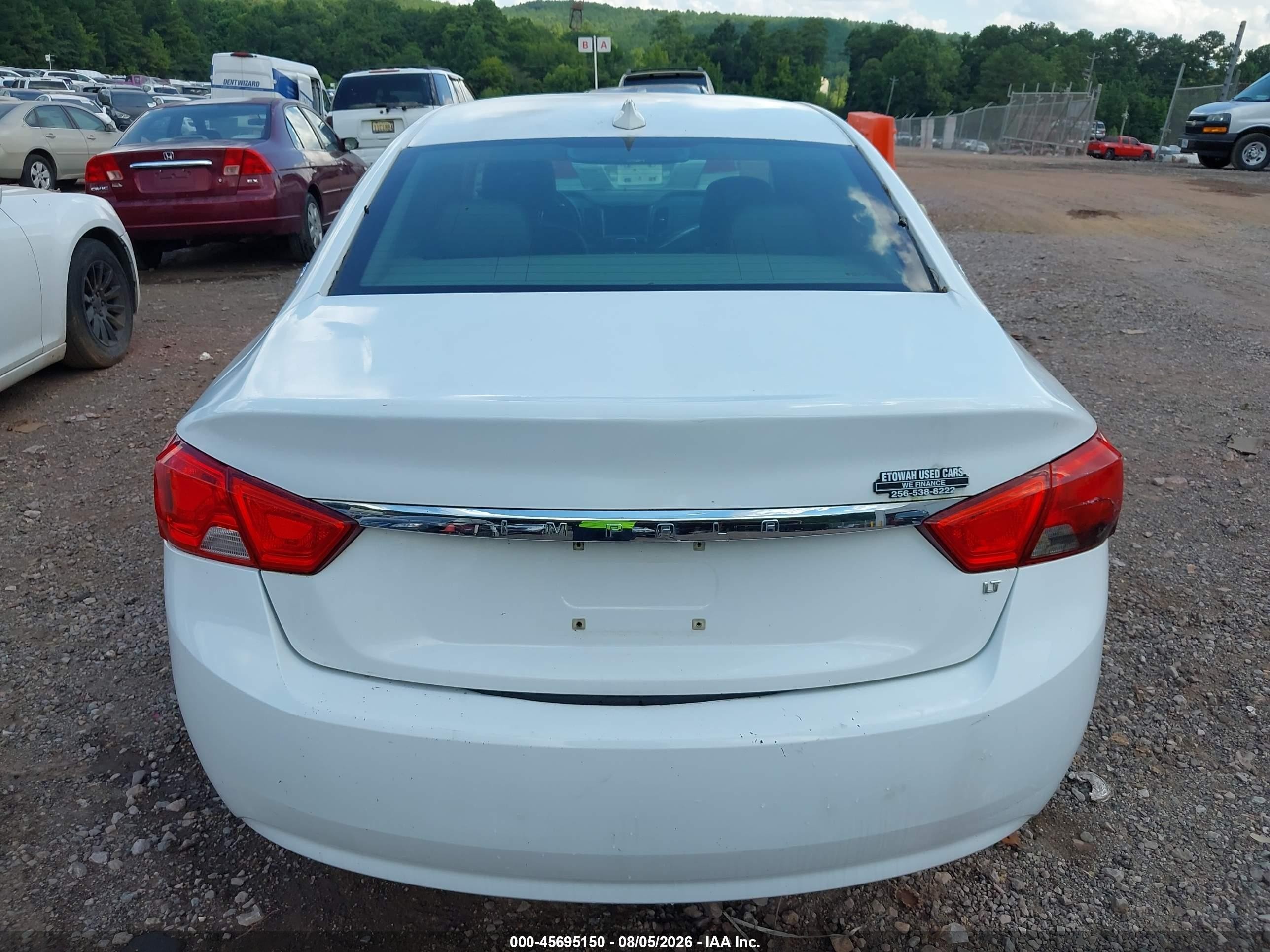 2015 Chevrolet Impala 1lt White vin: 1G1115SL8FU145187