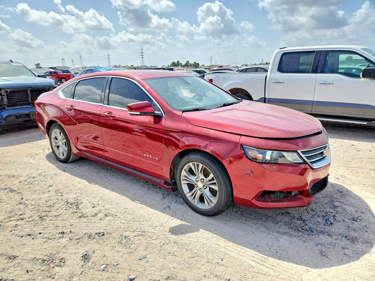 2014 Chevrolet Impala Lt Красный vin: 1G1115SL9EU158299