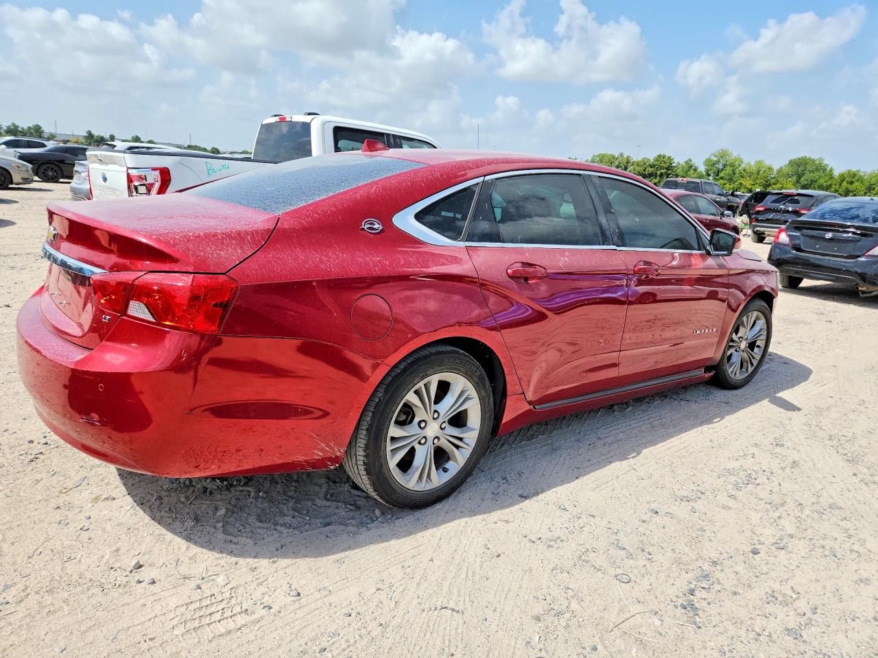 2014 Chevrolet Impala Lt Красный vin: 1G1115SL9EU158299