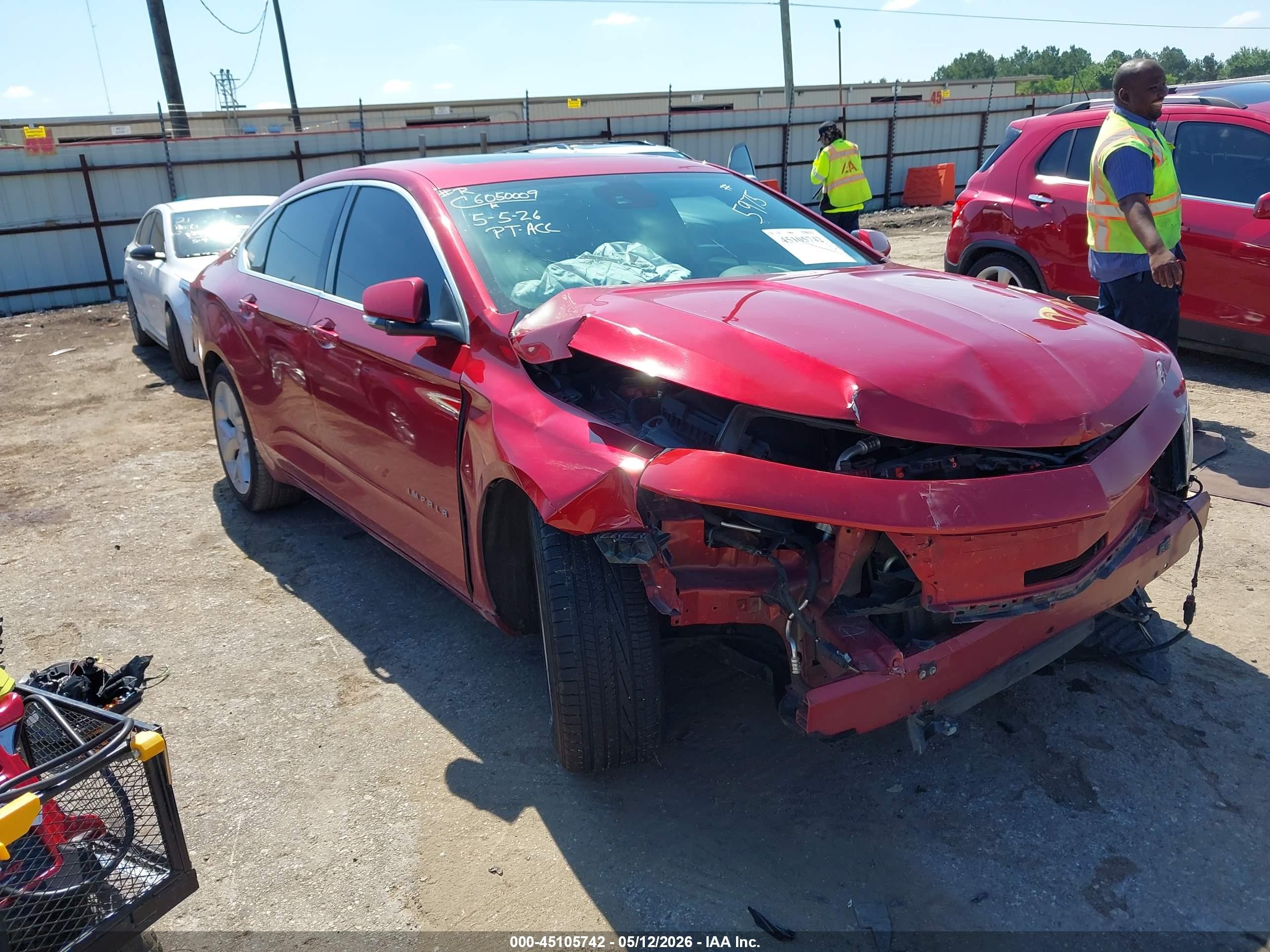 2015 Chevrolet Impala 1lt Бордовый vin: 1G1115SL9FU105975