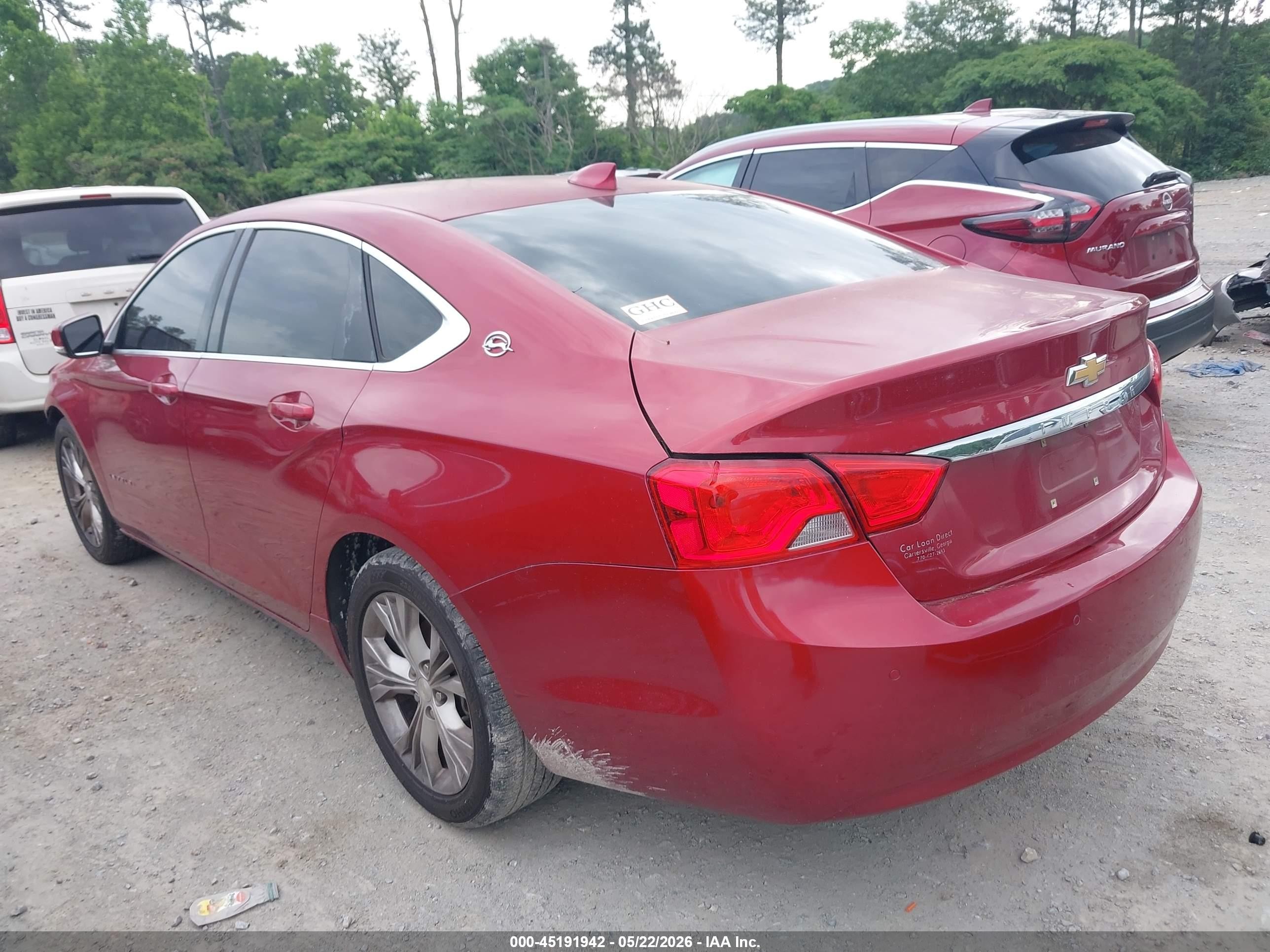 2015 Chevrolet Impala 1lt Red vin: 1G1115SL9FU114112
