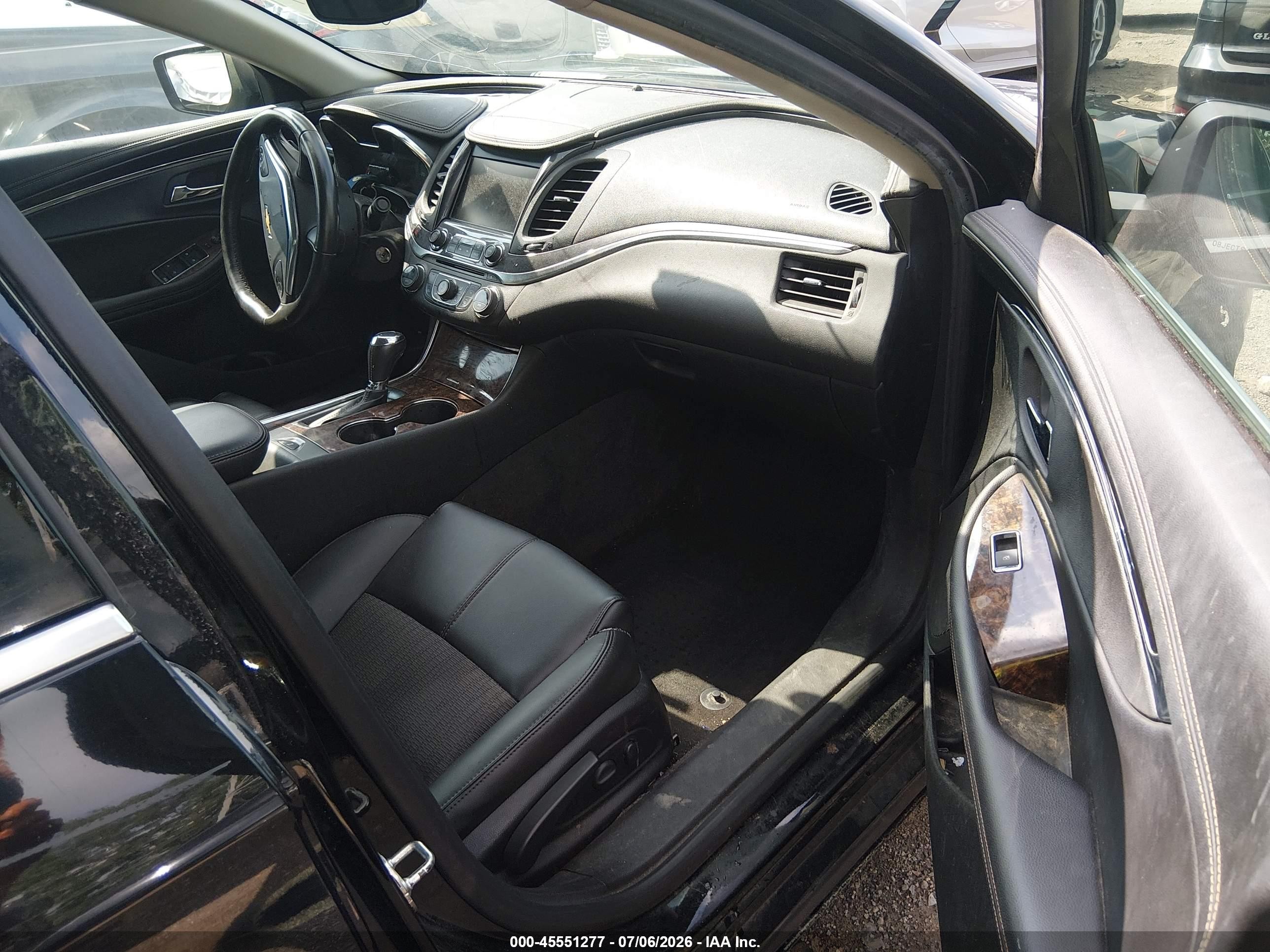 2015 Chevrolet Impala 1lt Black vin: 1G1115SL9FU126535