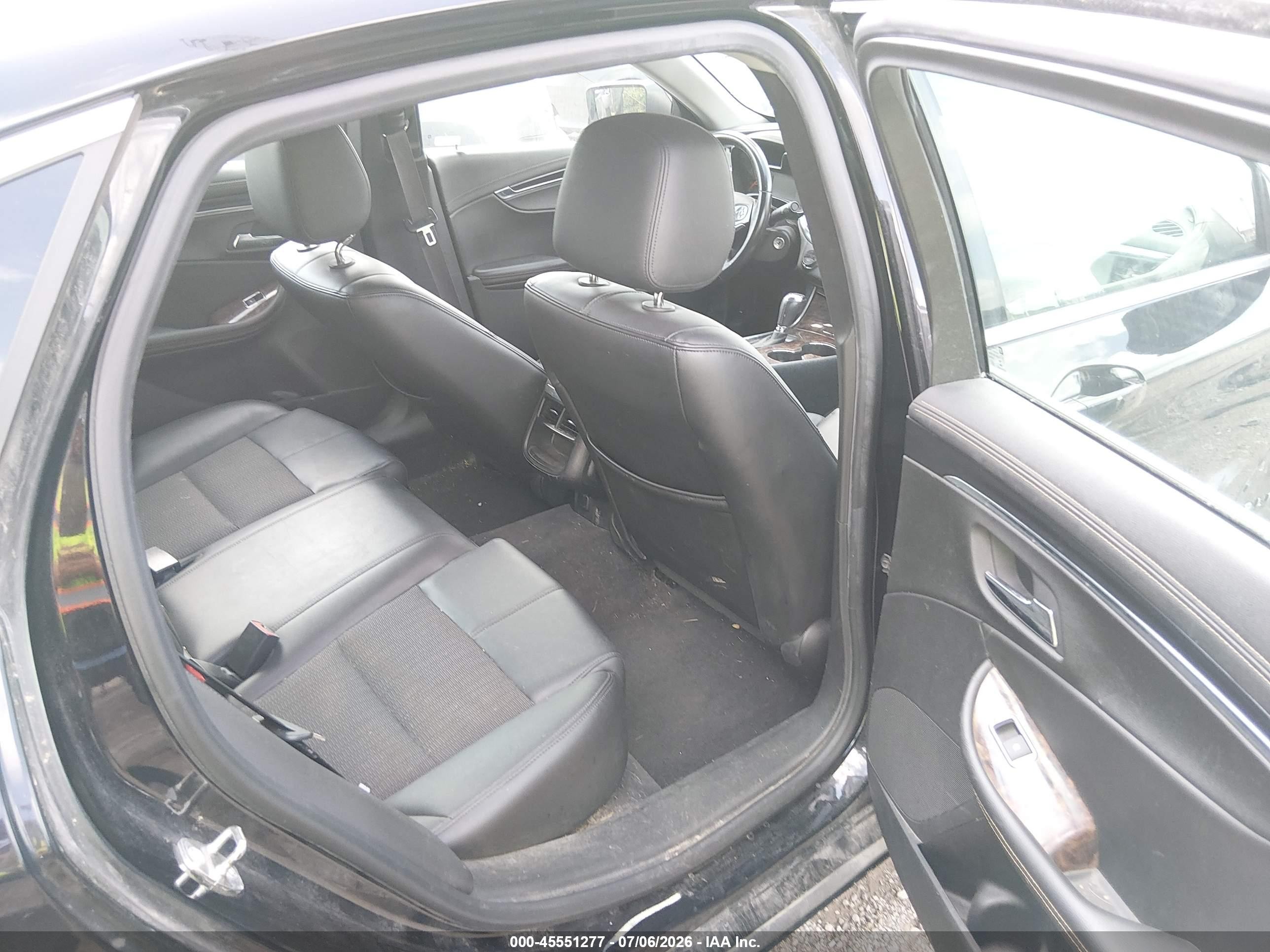 2015 Chevrolet Impala 1lt Black vin: 1G1115SL9FU126535