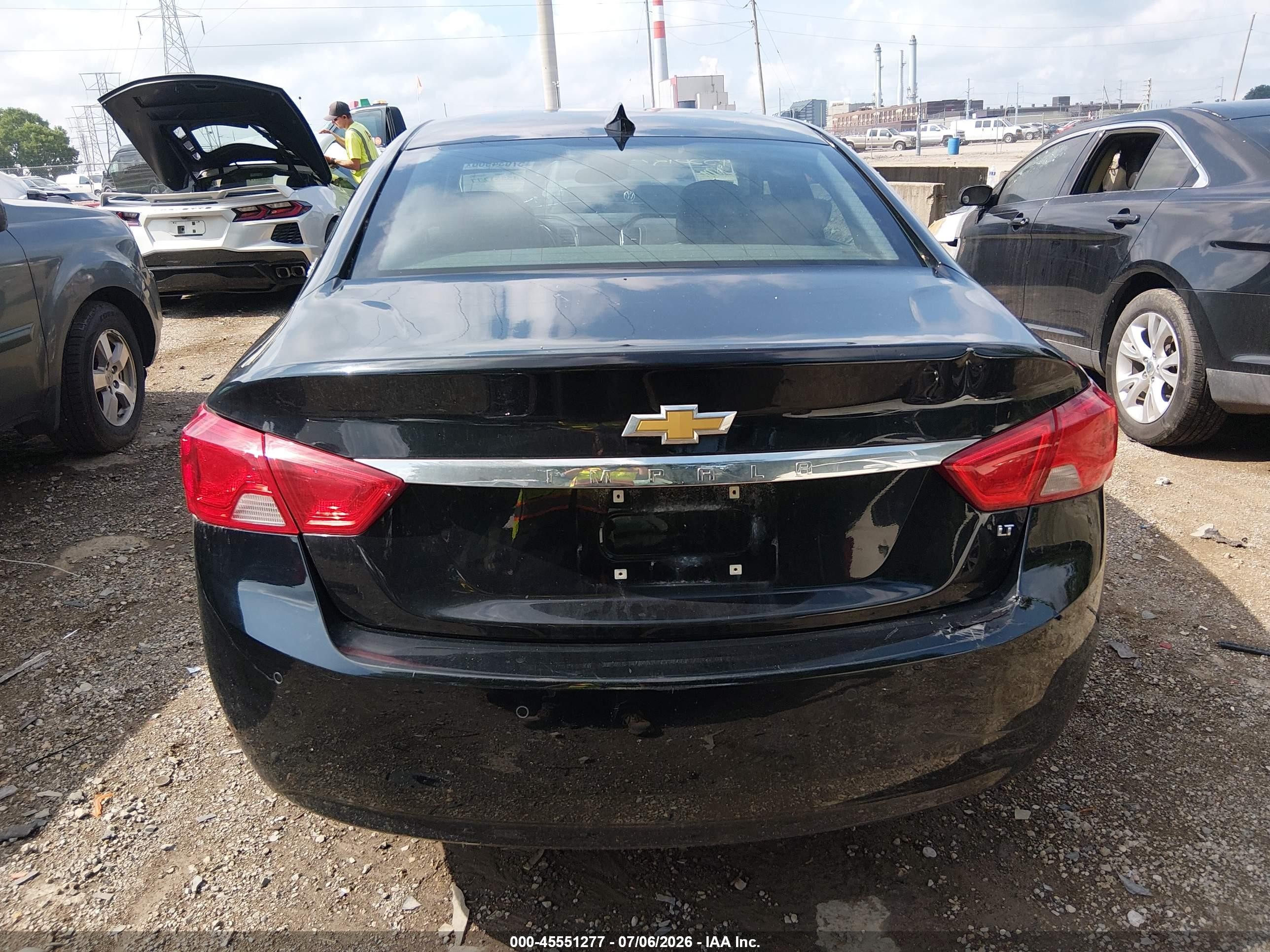 2015 Chevrolet Impala 1lt Black vin: 1G1115SL9FU126535