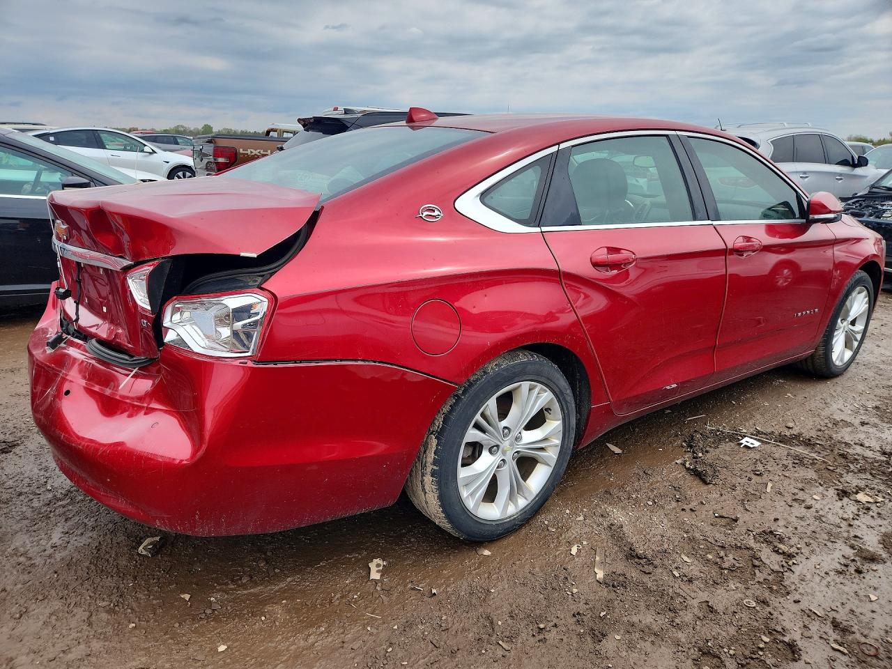 2014 Chevrolet Impala Lt Red vin: 1G1115SLXEU126395