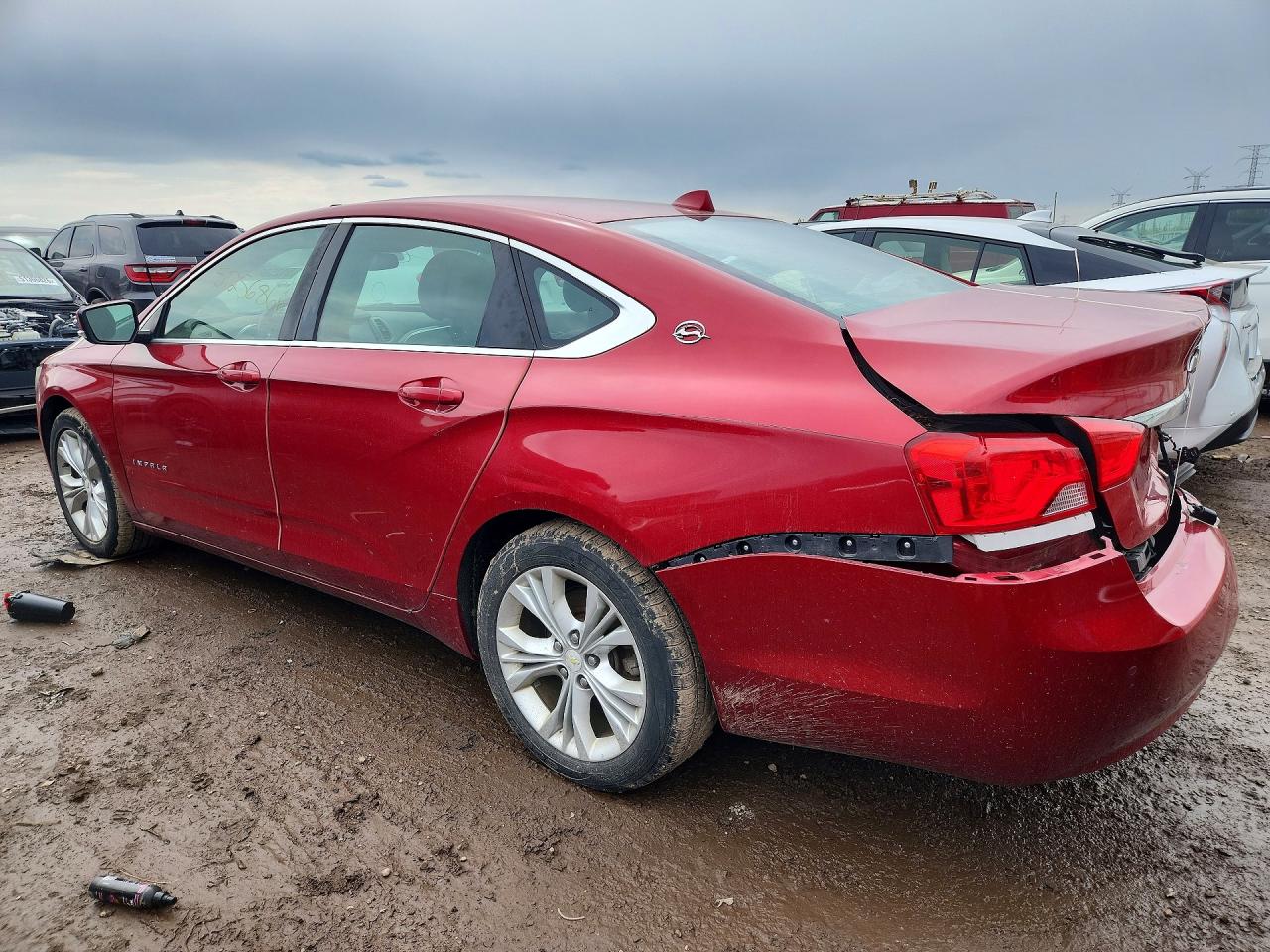 2014 Chevrolet Impala Lt Red vin: 1G1115SLXEU126395
