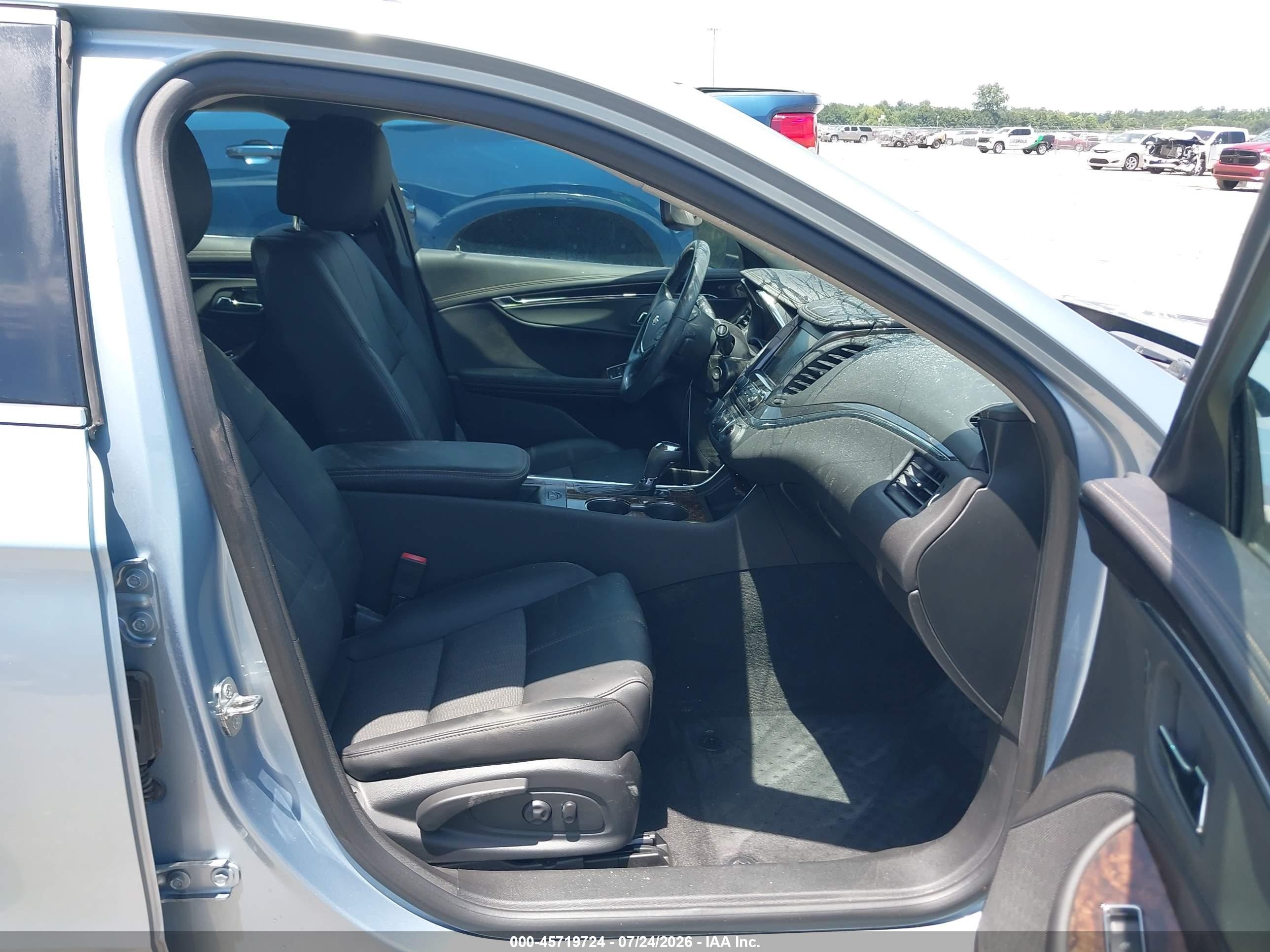 2014 Chevrolet Impala 1lt Light Blue vin: 1G1115SLXEU147828