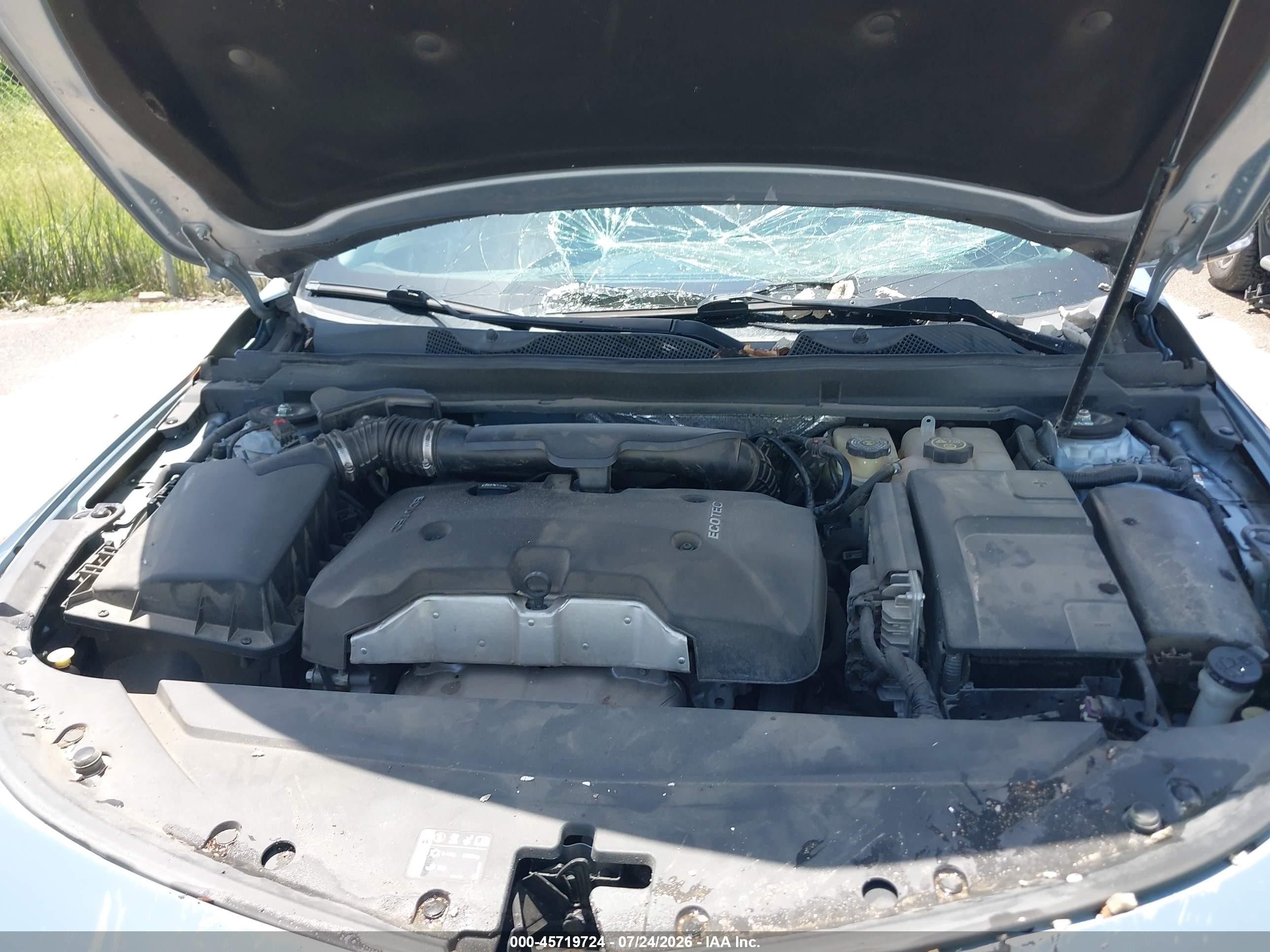 2014 Chevrolet Impala 1lt Light Blue vin: 1G1115SLXEU147828