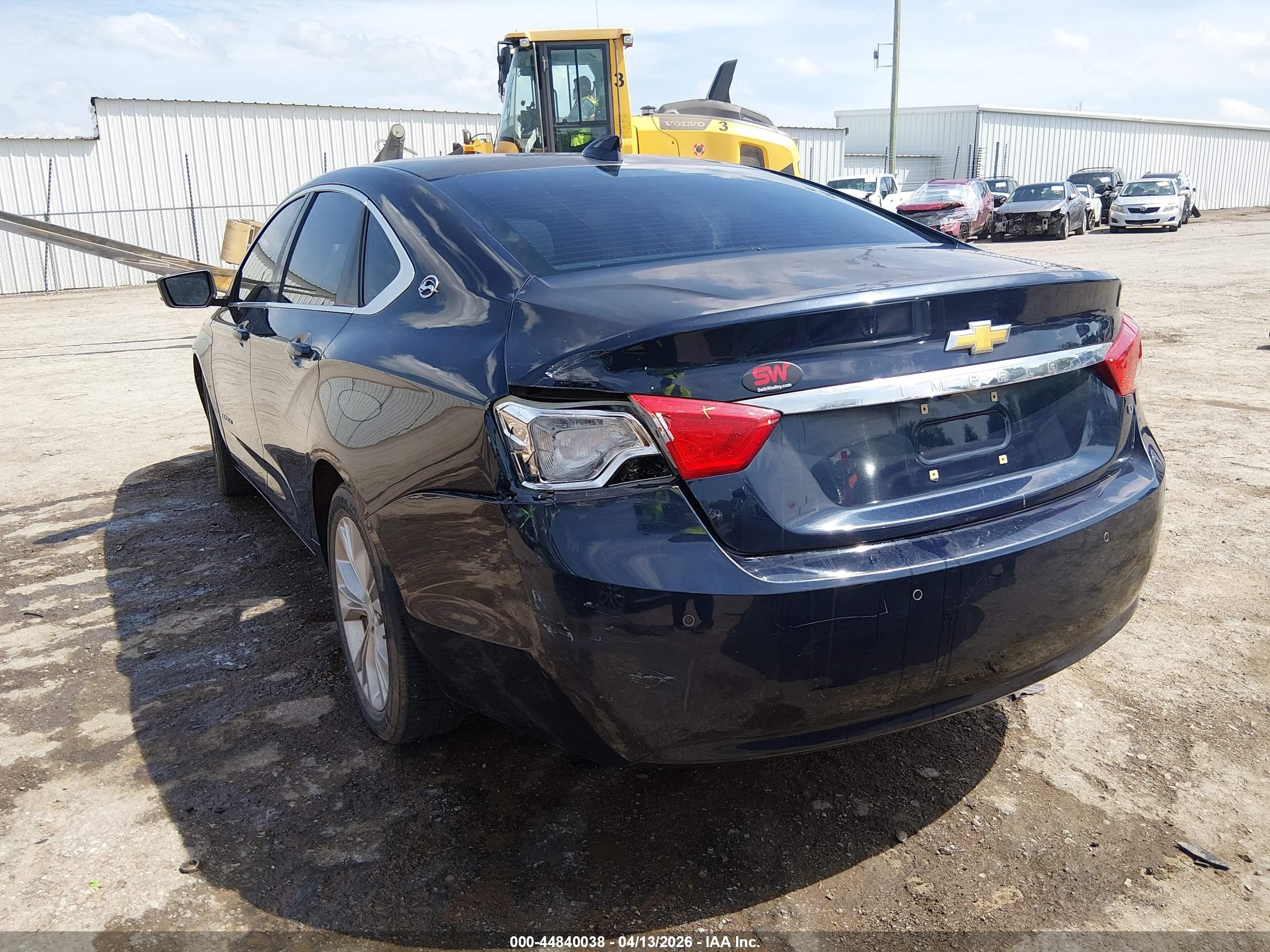 2015 Chevrolet Impala 1lt Dark Blue vin: 1G1115SLXFU129377