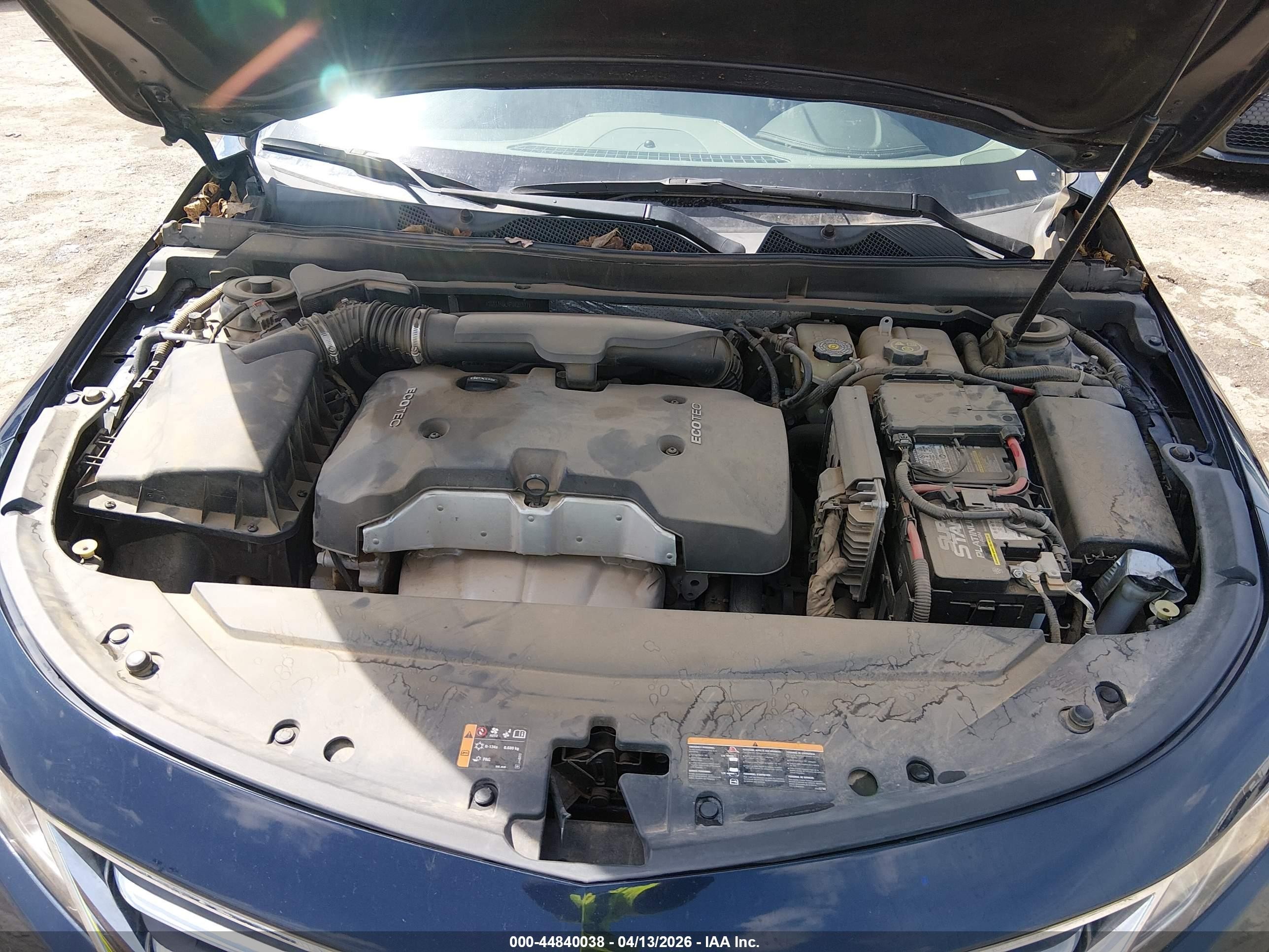 2015 Chevrolet Impala 1lt Dark Blue vin: 1G1115SLXFU129377