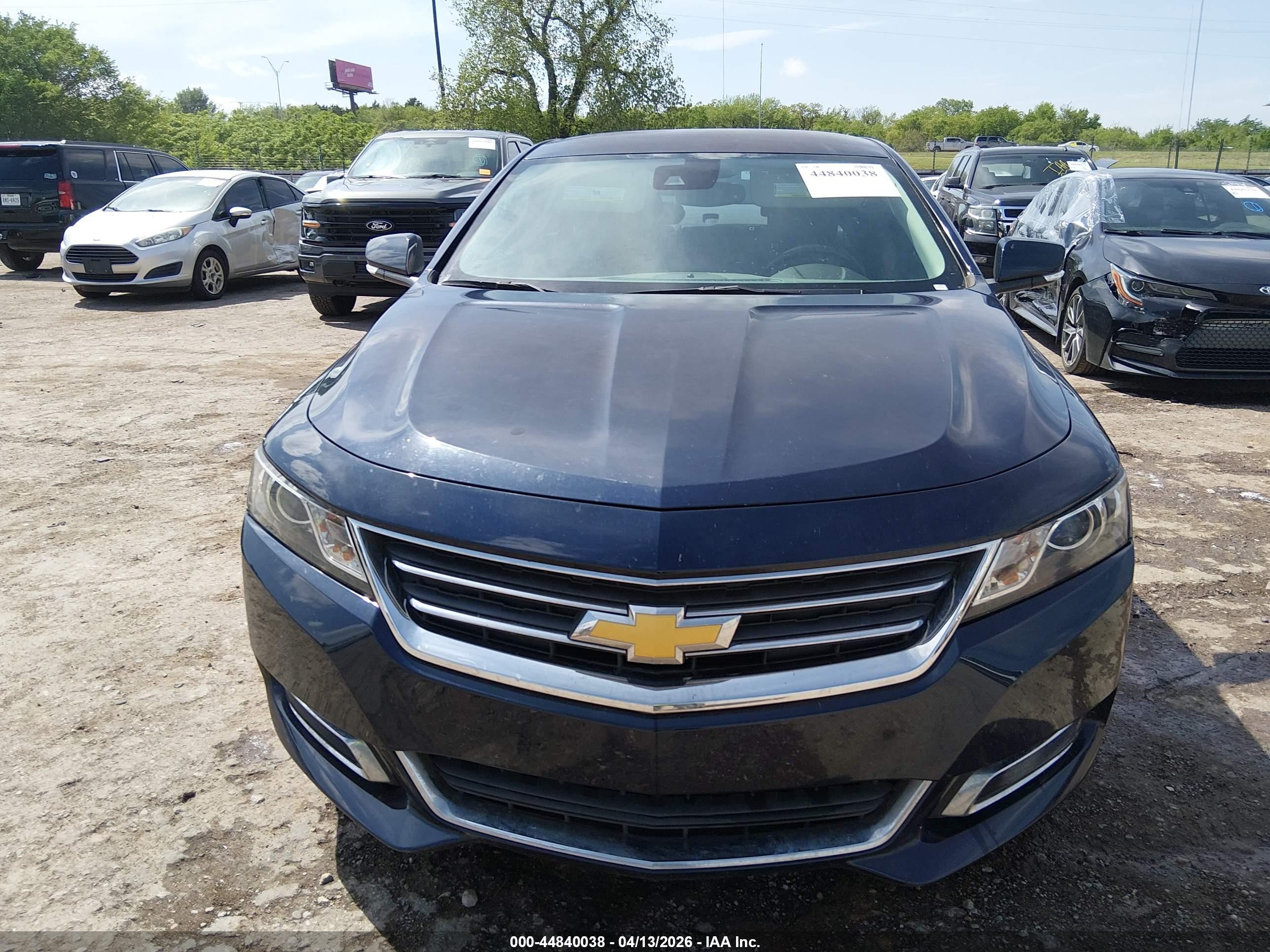 2015 Chevrolet Impala 1lt Dark Blue vin: 1G1115SLXFU129377