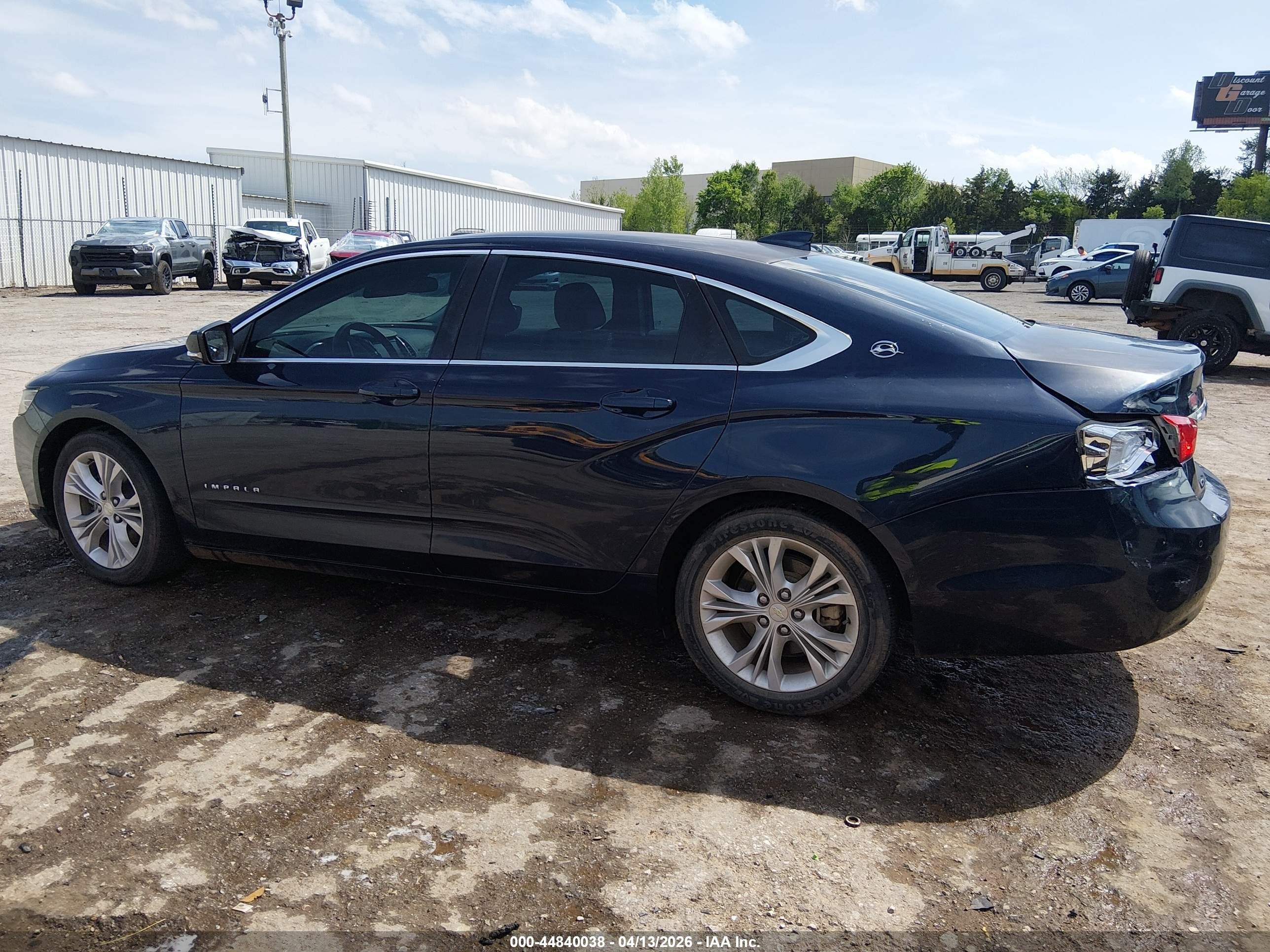 2015 Chevrolet Impala 1lt Dark Blue vin: 1G1115SLXFU129377