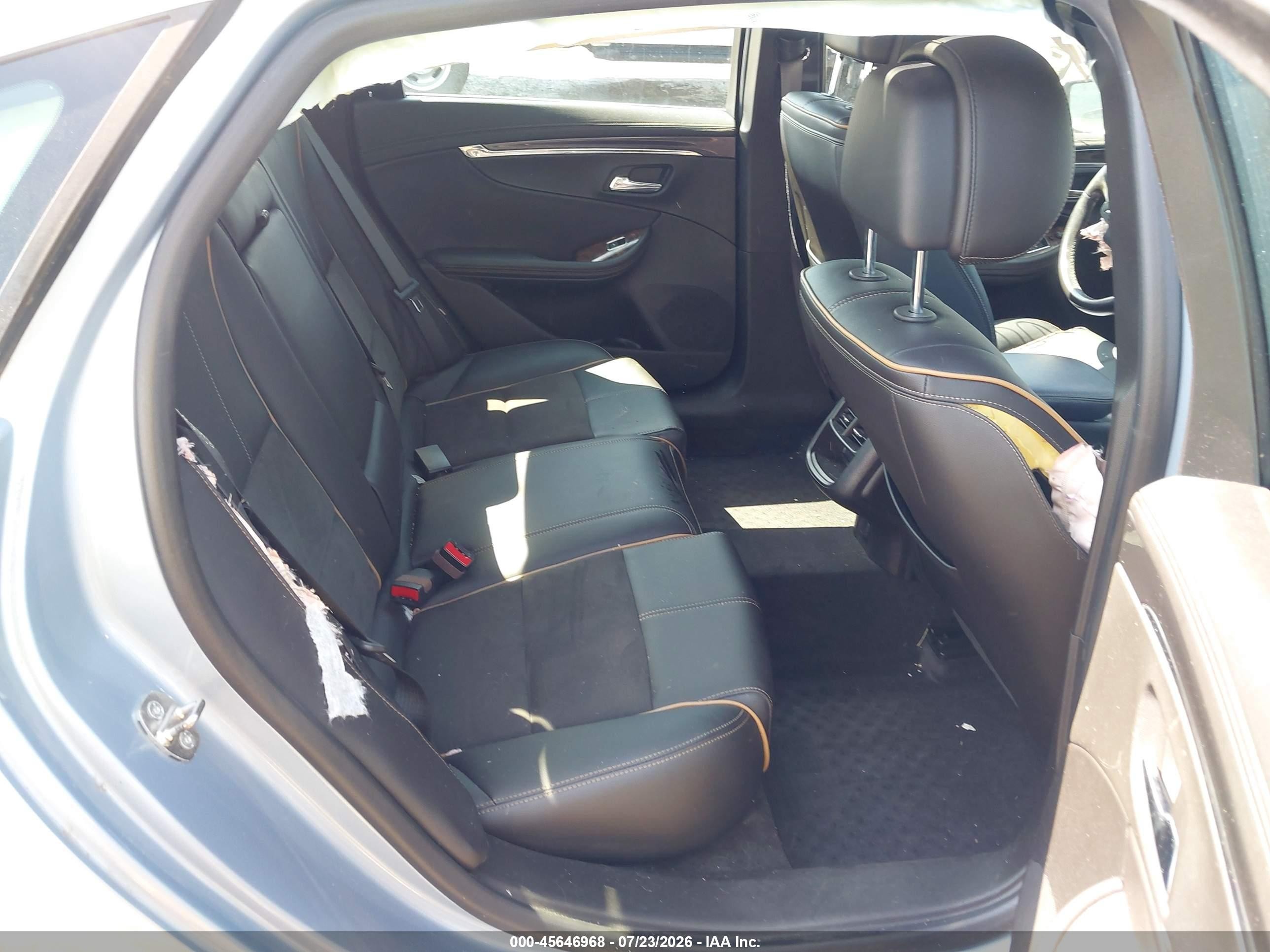 2014 Chevrolet Impala 2lt Light Blue vin: 1G1125S30EU143543
