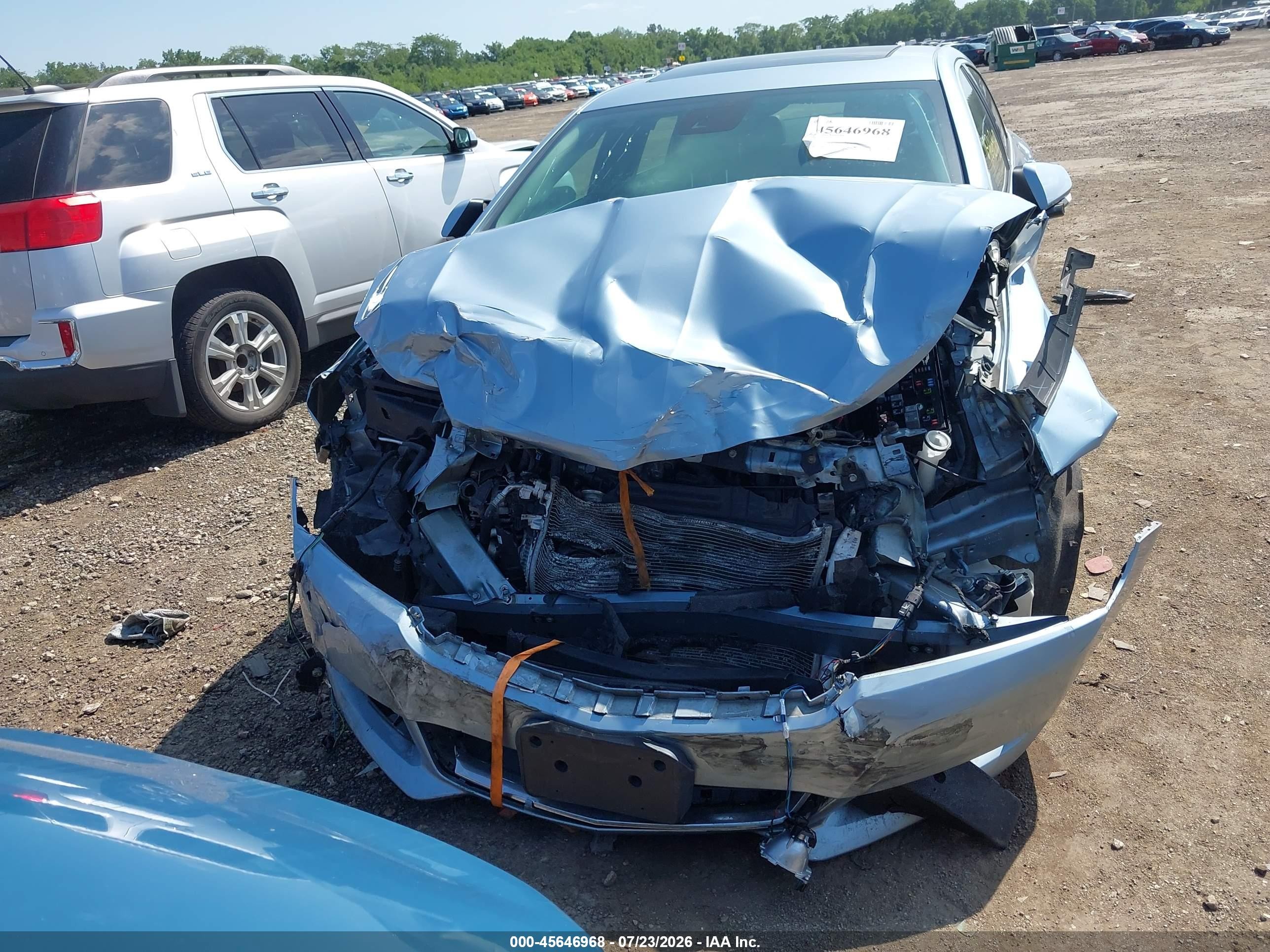 2014 Chevrolet Impala 2lt Light Blue vin: 1G1125S30EU143543