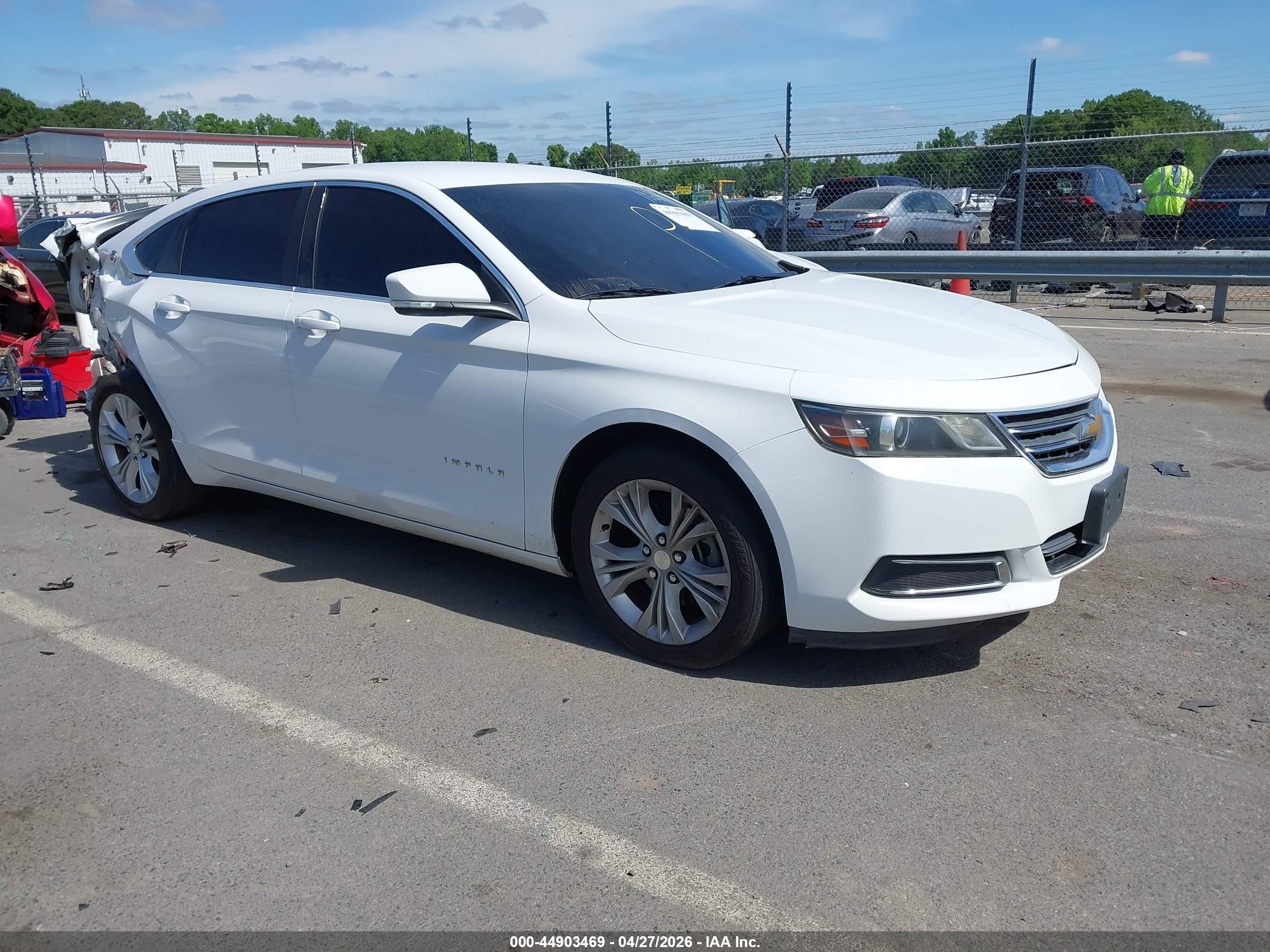 2015 Chevrolet Impala 2lt White vin: 1G1125S30FU106199