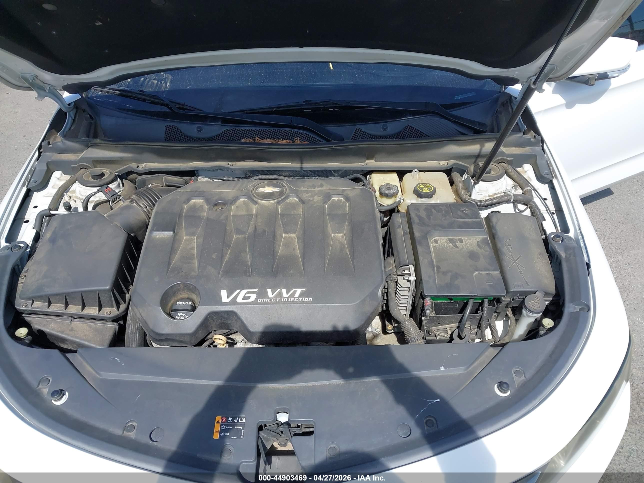 2015 Chevrolet Impala 2lt White vin: 1G1125S30FU106199