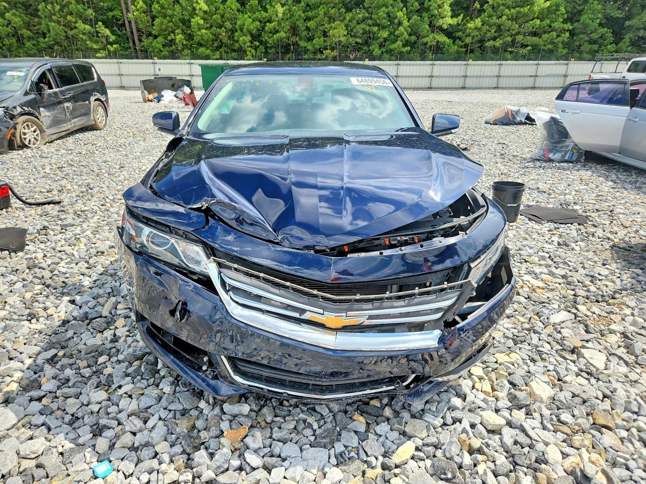 2015 Chevrolet Impala Lt Blue vin: 1G1125S30FU130941