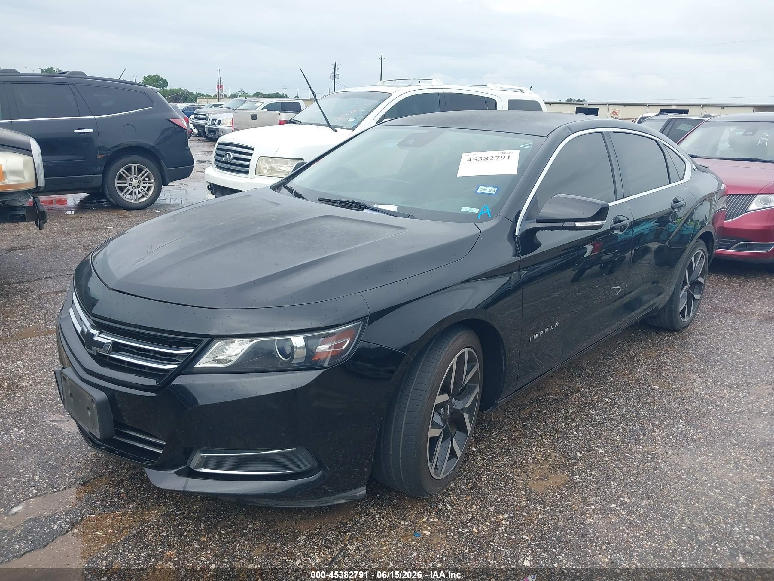 2015 Chevrolet Impala 2lt Black vin: 1G1125S30FU148243