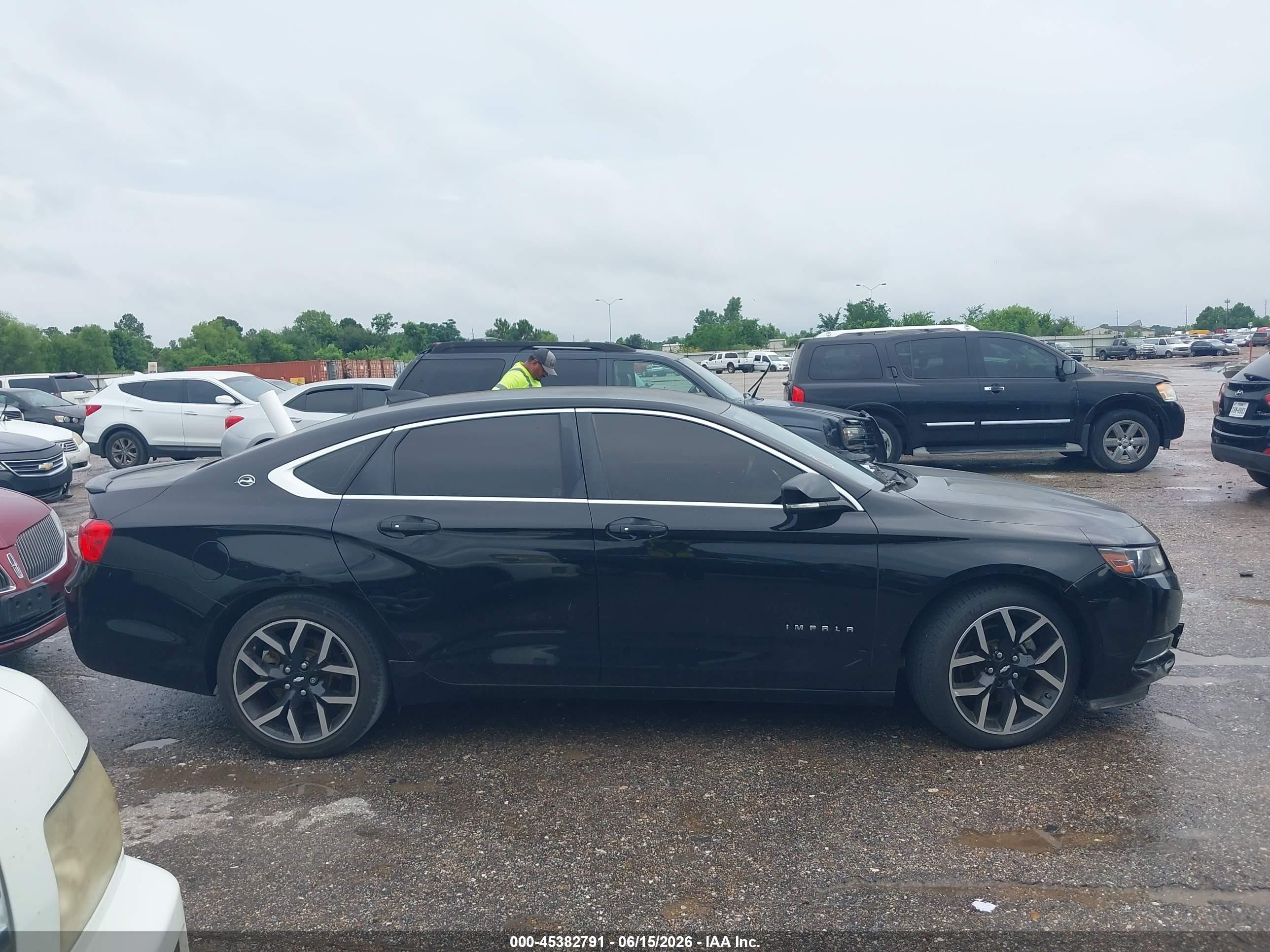 2015 Chevrolet Impala 2lt Black vin: 1G1125S30FU148243