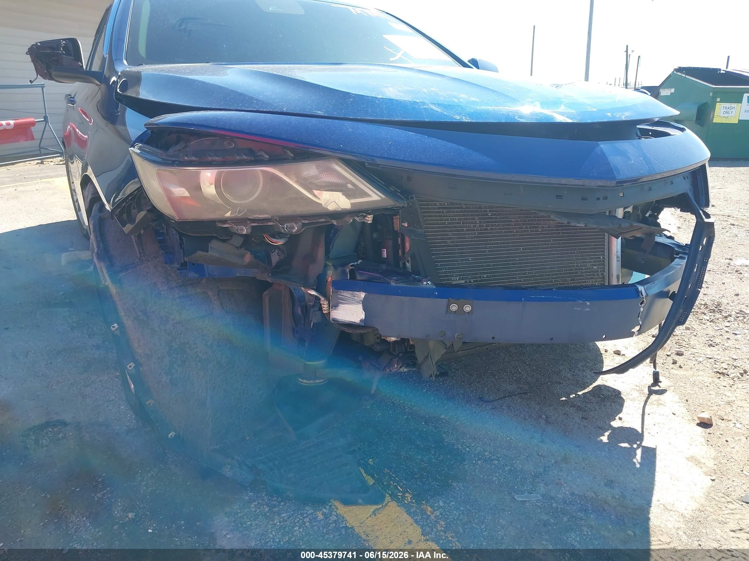 2014 Chevrolet Impala 2lt Синий vin: 1G1125S31EU102256
