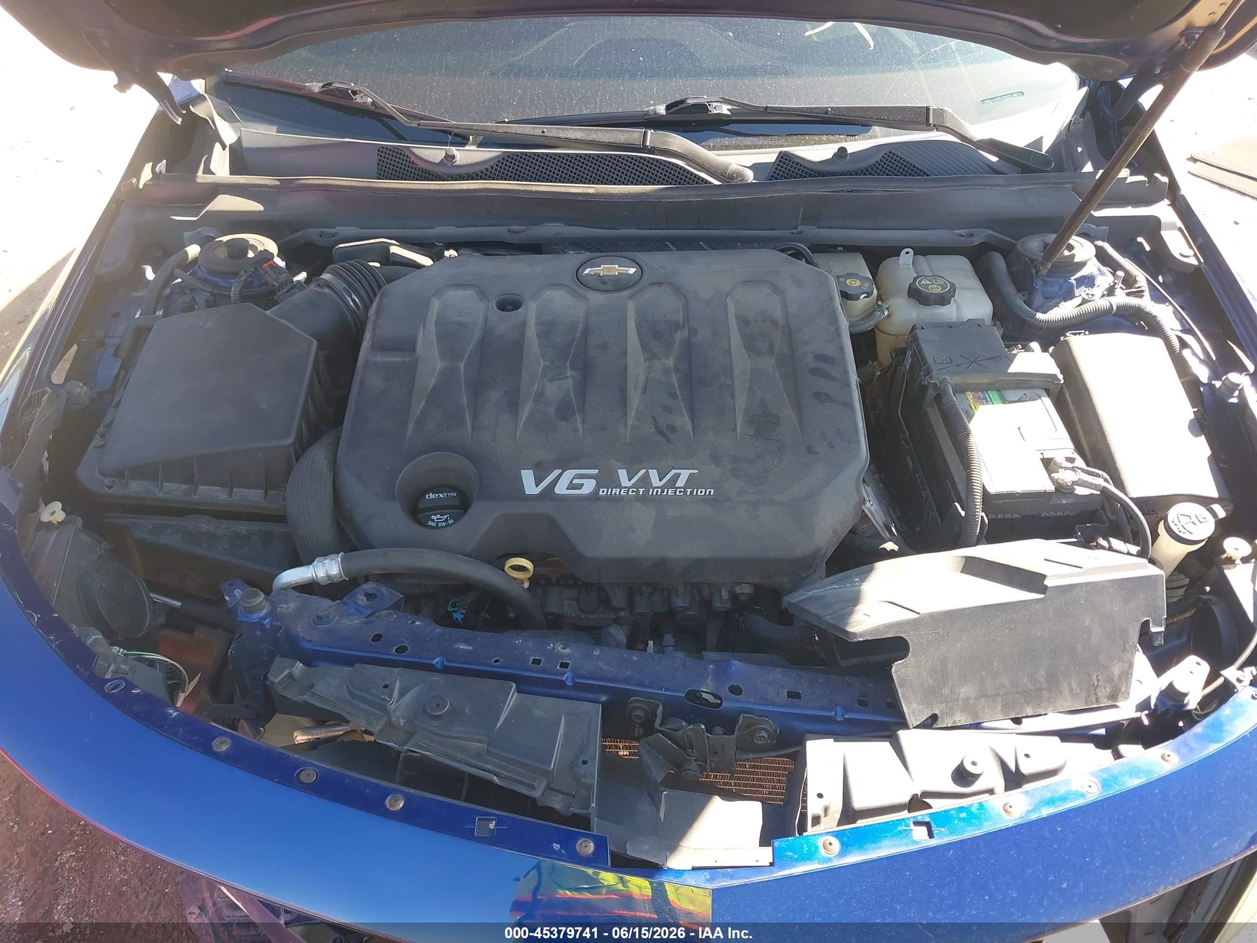 2014 Chevrolet Impala 2lt Синий vin: 1G1125S31EU102256