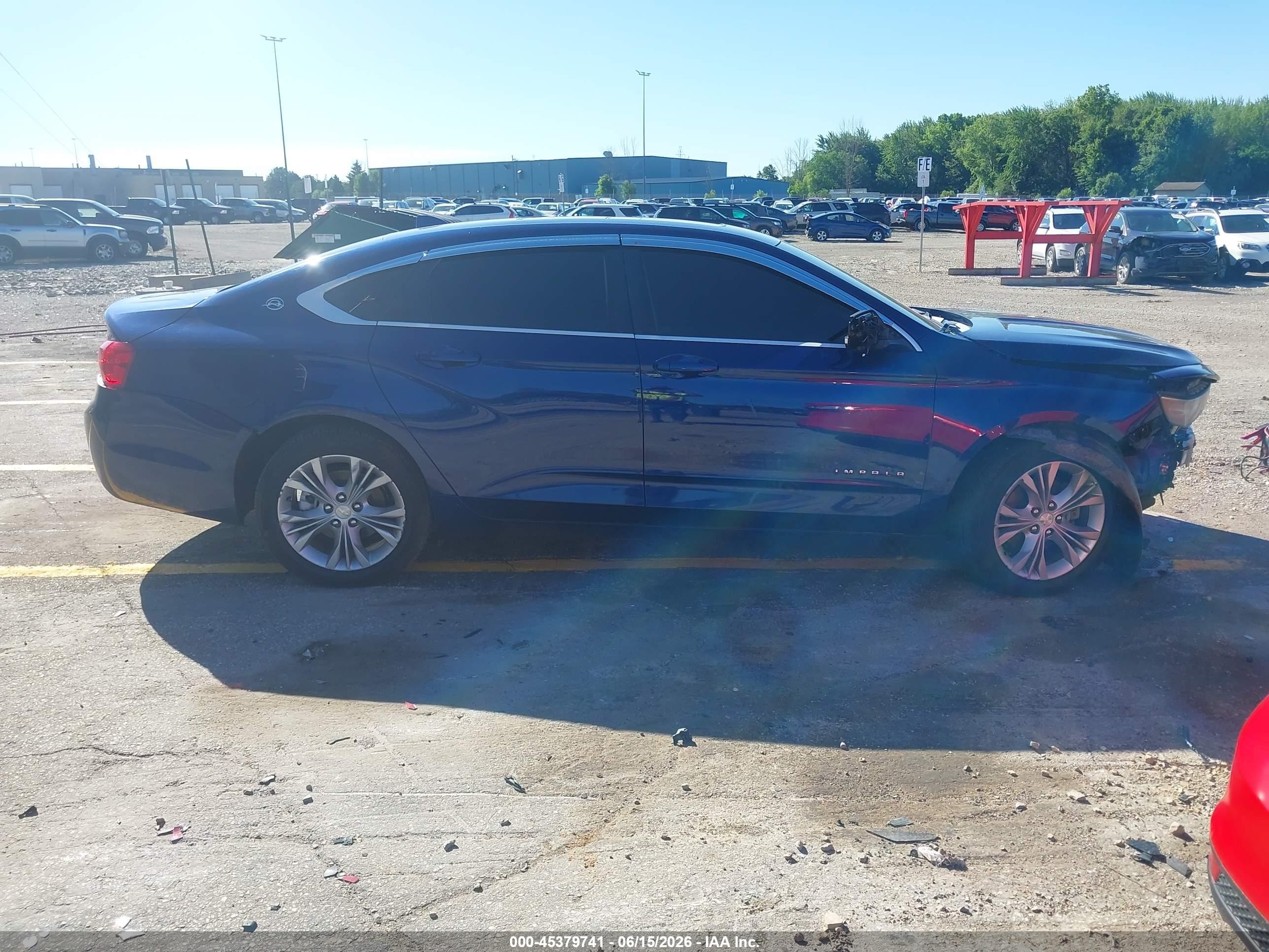 2014 Chevrolet Impala 2lt Синий vin: 1G1125S31EU102256
