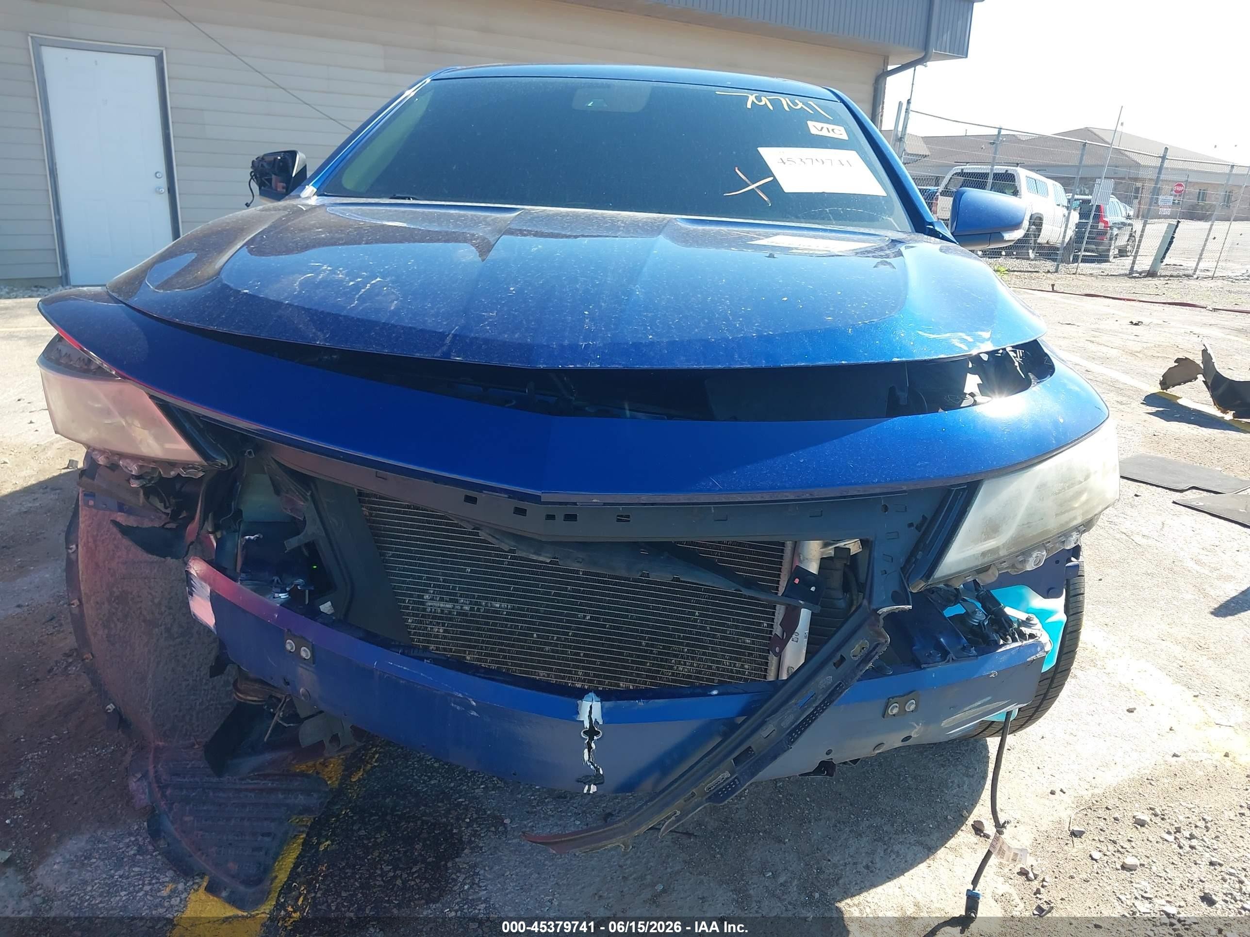 2014 Chevrolet Impala 2lt Синий vin: 1G1125S31EU102256