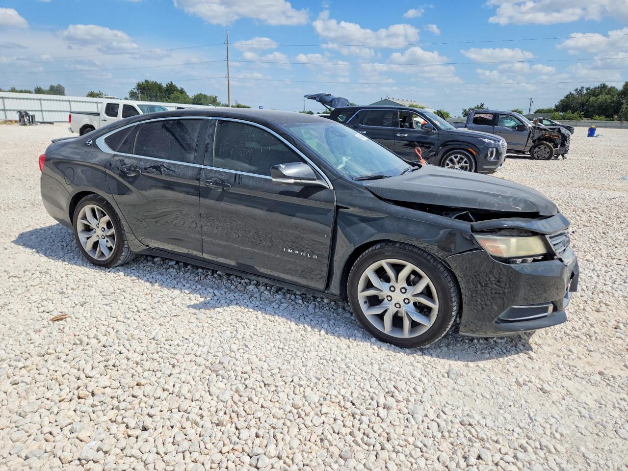 2014 Chevrolet Impala Lt Black vin: 1G1125S31EU124175