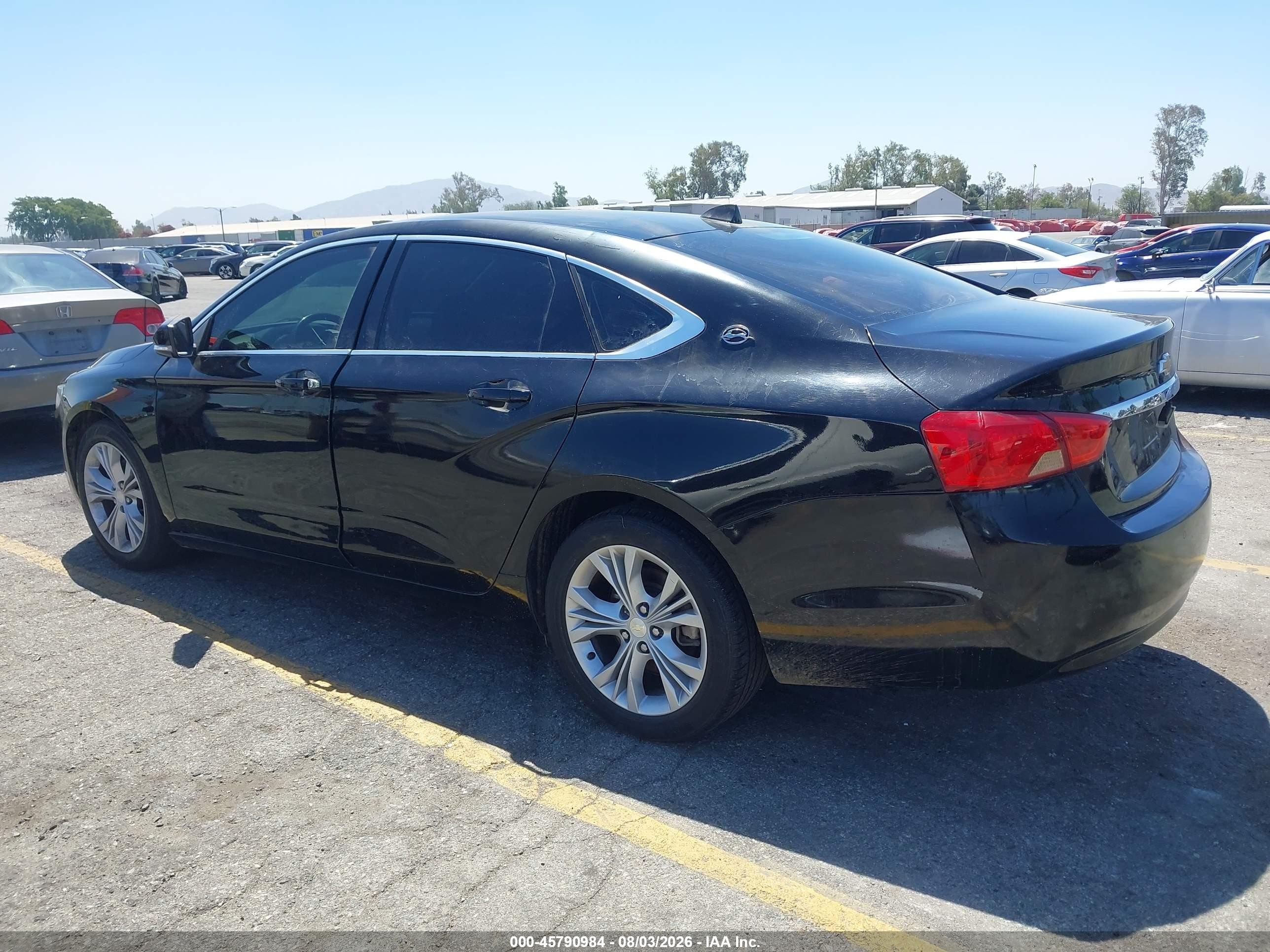2014 Chevrolet Impala 2lt Black vin: 1G1125S31EU145432