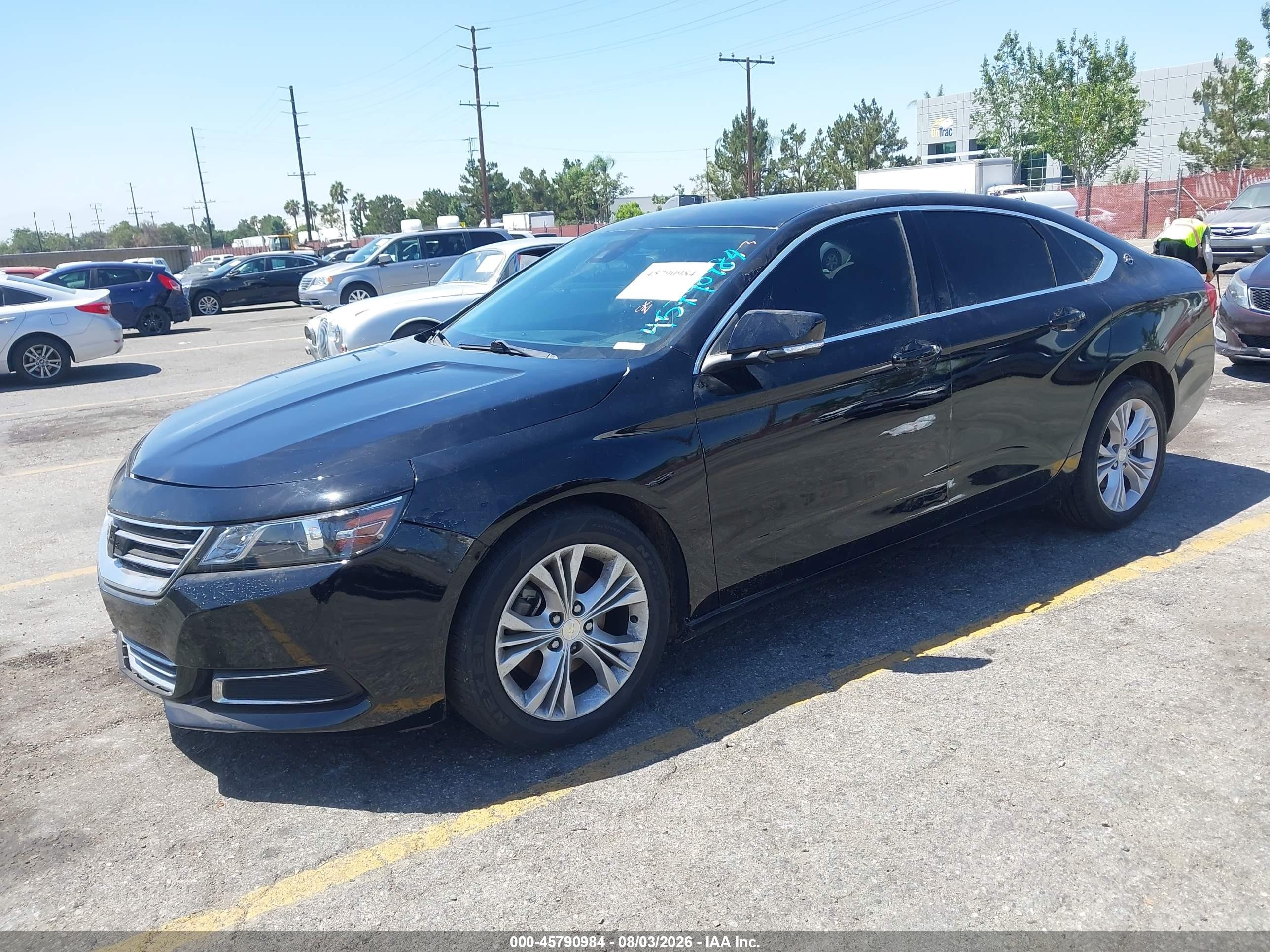 2014 Chevrolet Impala 2lt Black vin: 1G1125S31EU145432