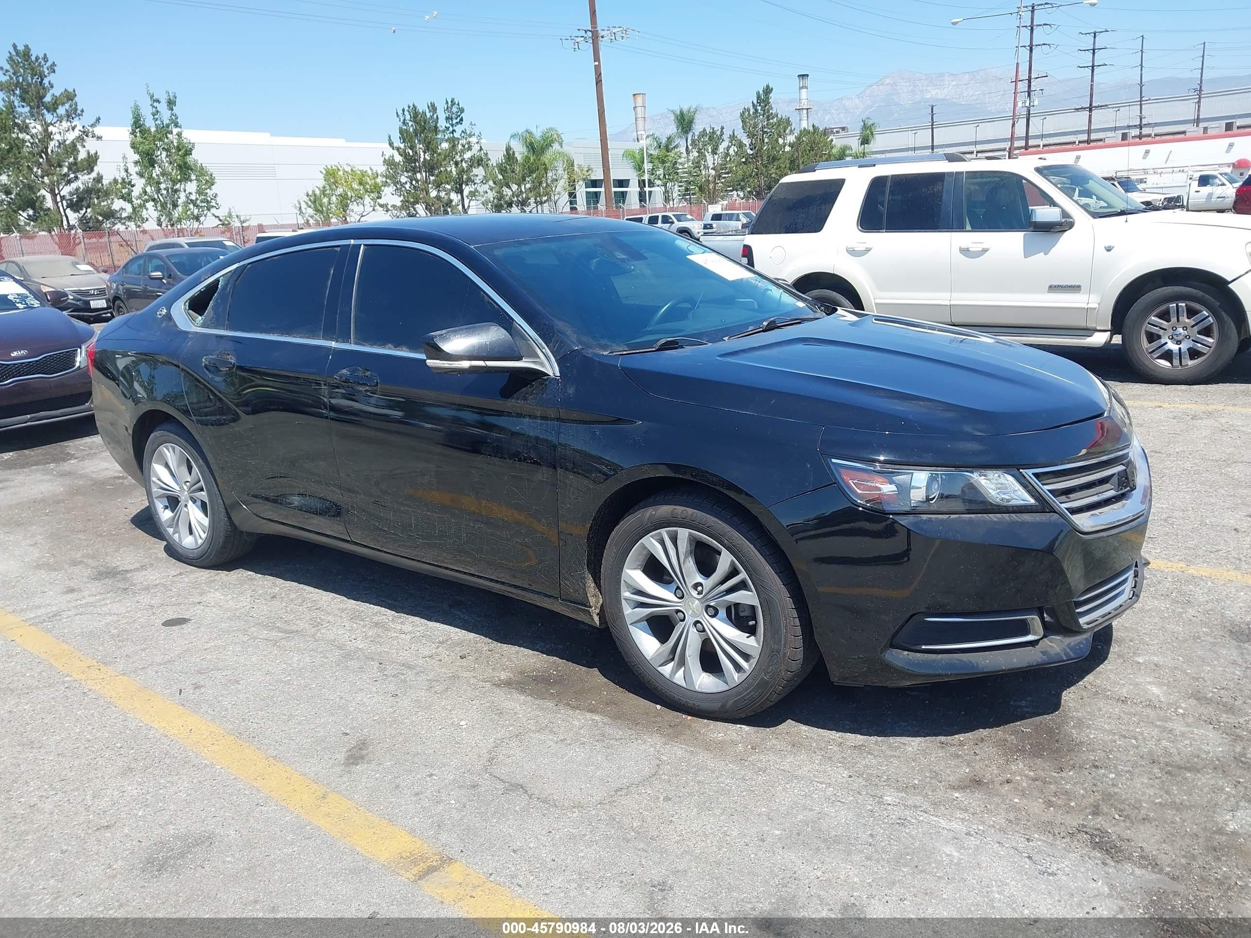 2014 Chevrolet Impala 2lt Black vin: 1G1125S31EU145432