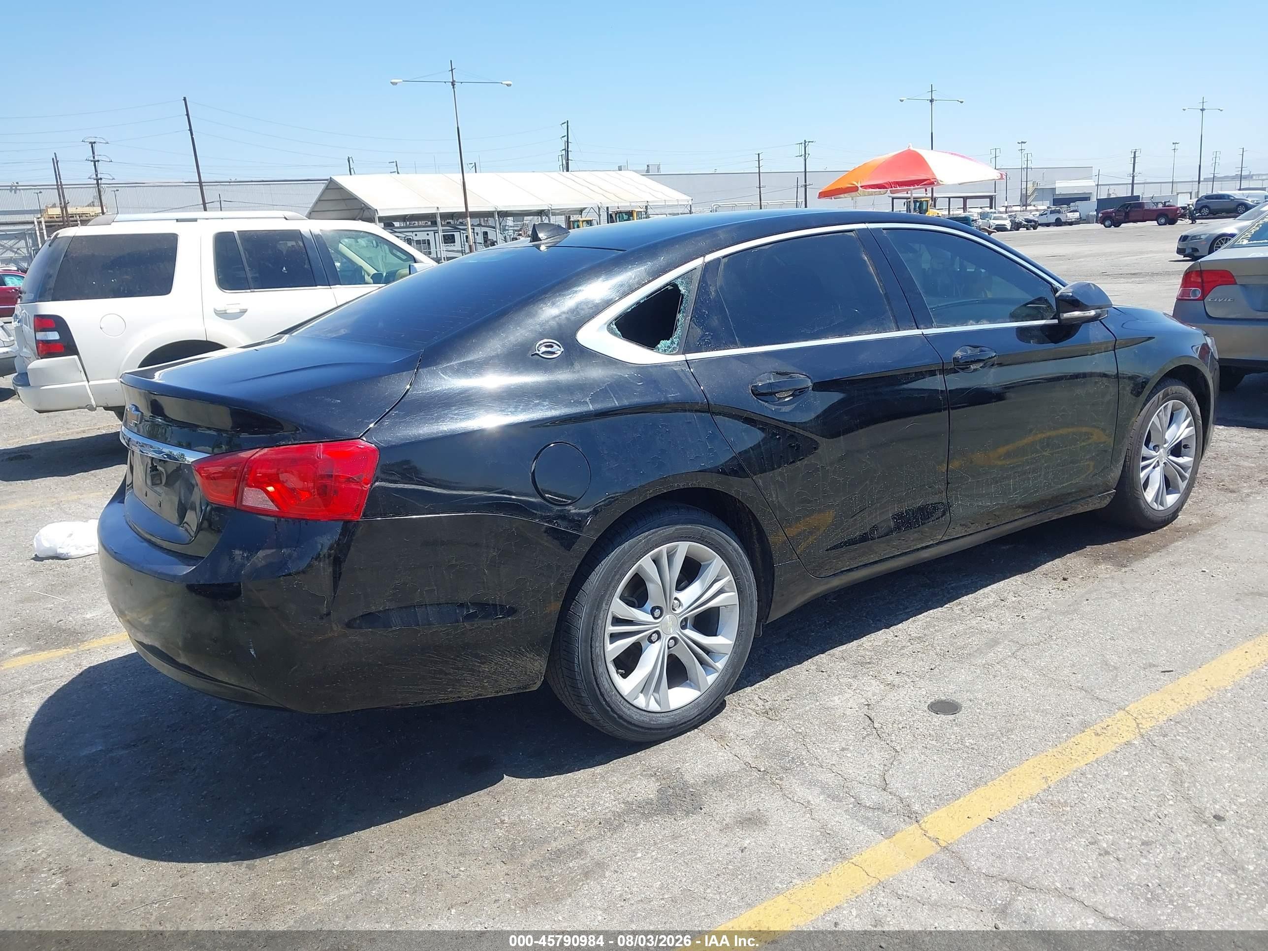 2014 Chevrolet Impala 2lt Black vin: 1G1125S31EU145432