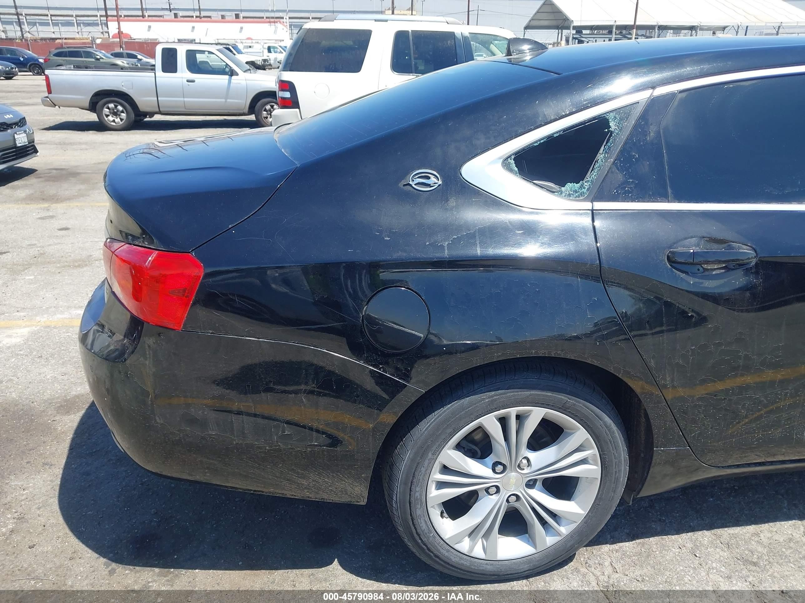 2014 Chevrolet Impala 2lt Black vin: 1G1125S31EU145432