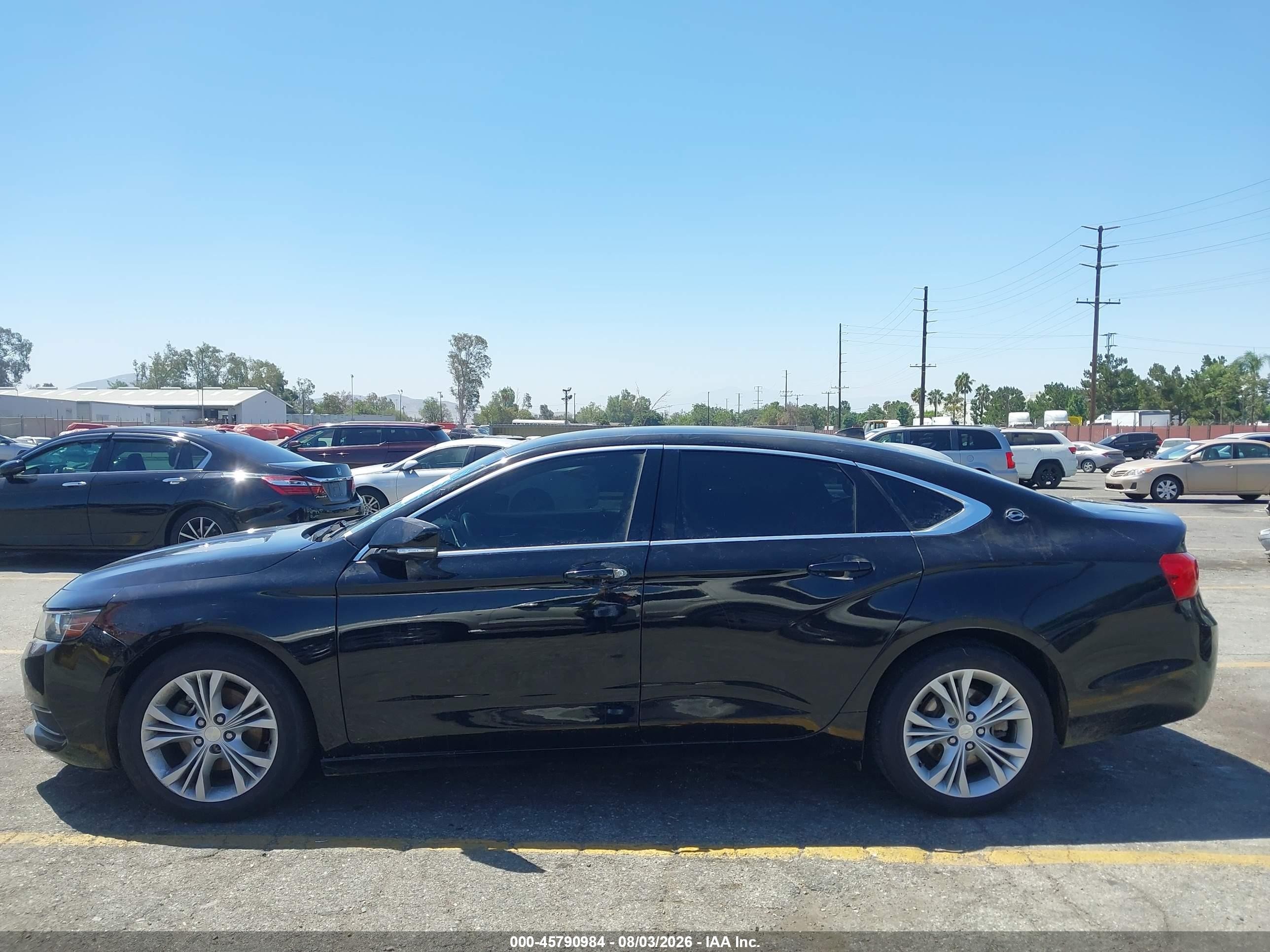 2014 Chevrolet Impala 2lt Black vin: 1G1125S31EU145432
