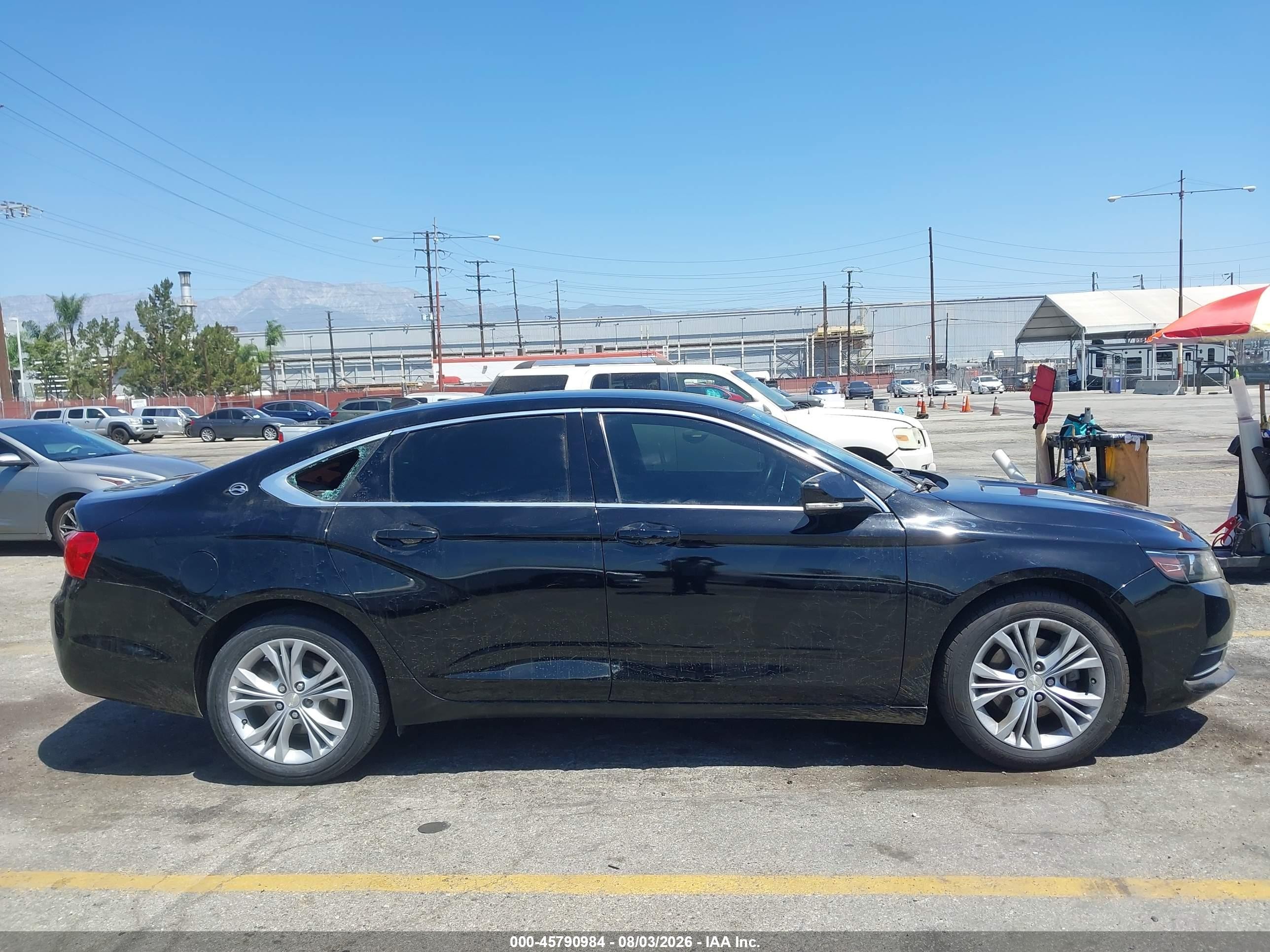 2014 Chevrolet Impala 2lt Black vin: 1G1125S31EU145432