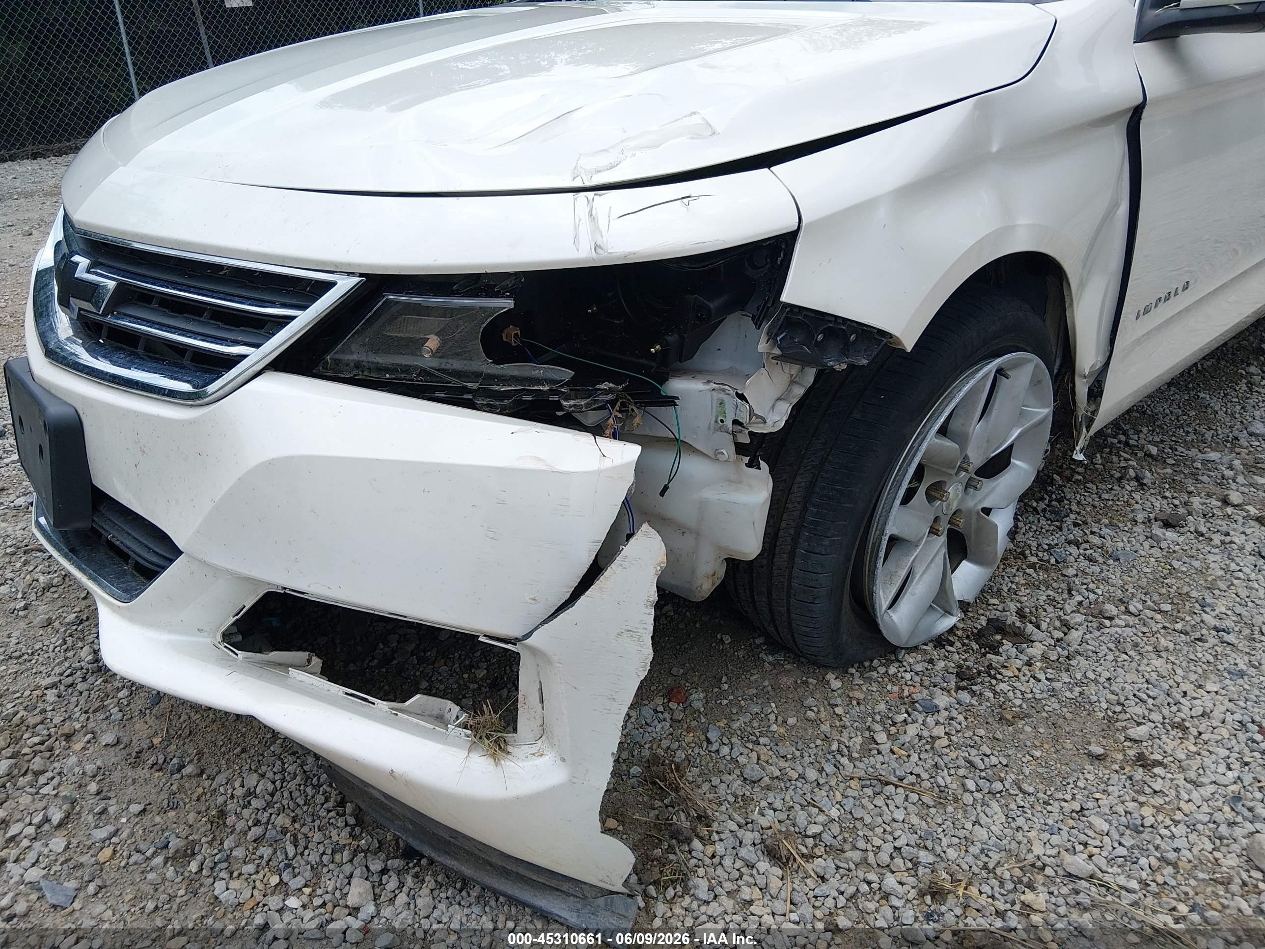 2014 Chevrolet Impala 2lt White vin: 1G1125S31EU145589