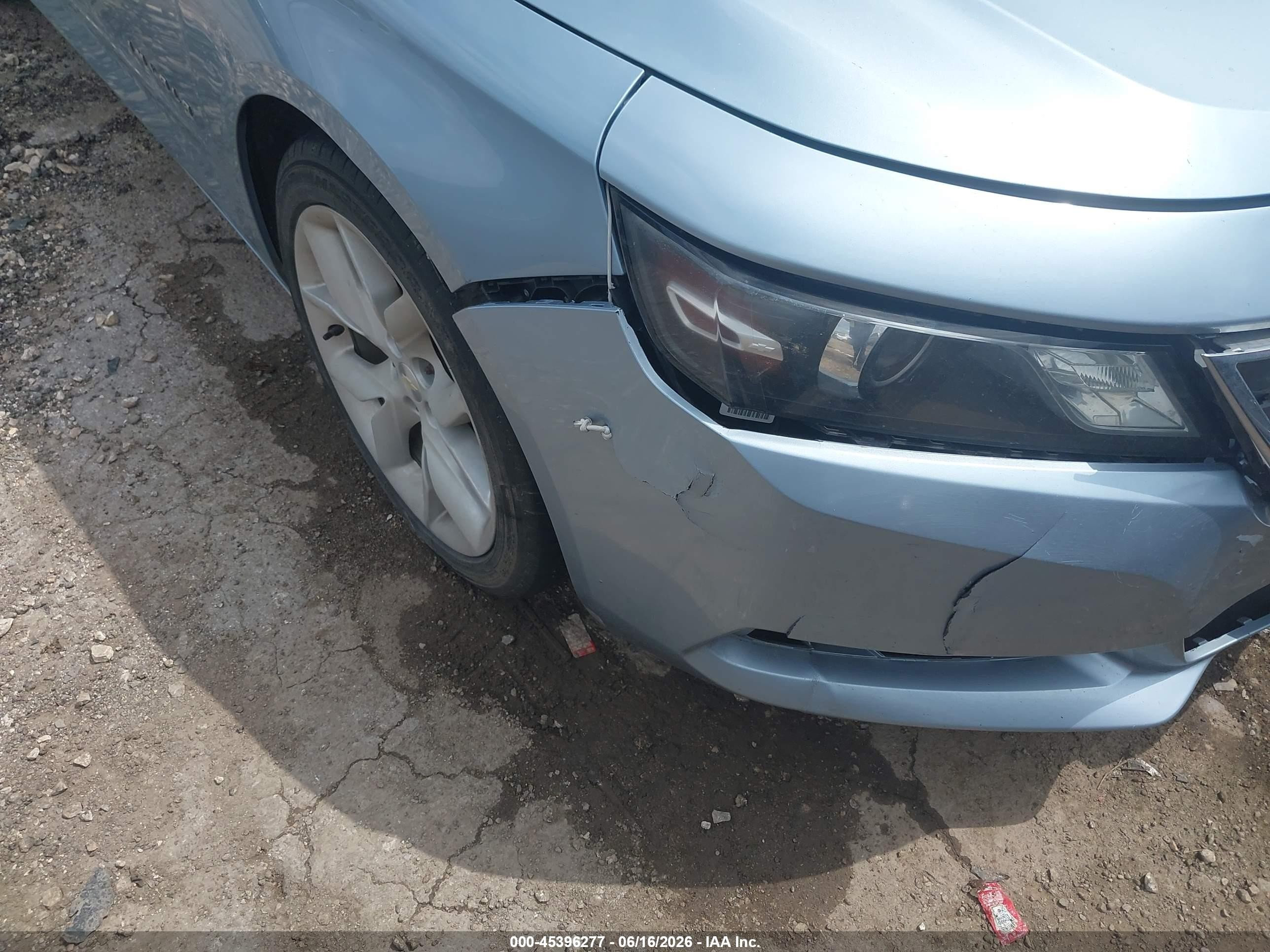 2015 Chevrolet Impala 2lt Blue vin: 1G1125S31FU111055