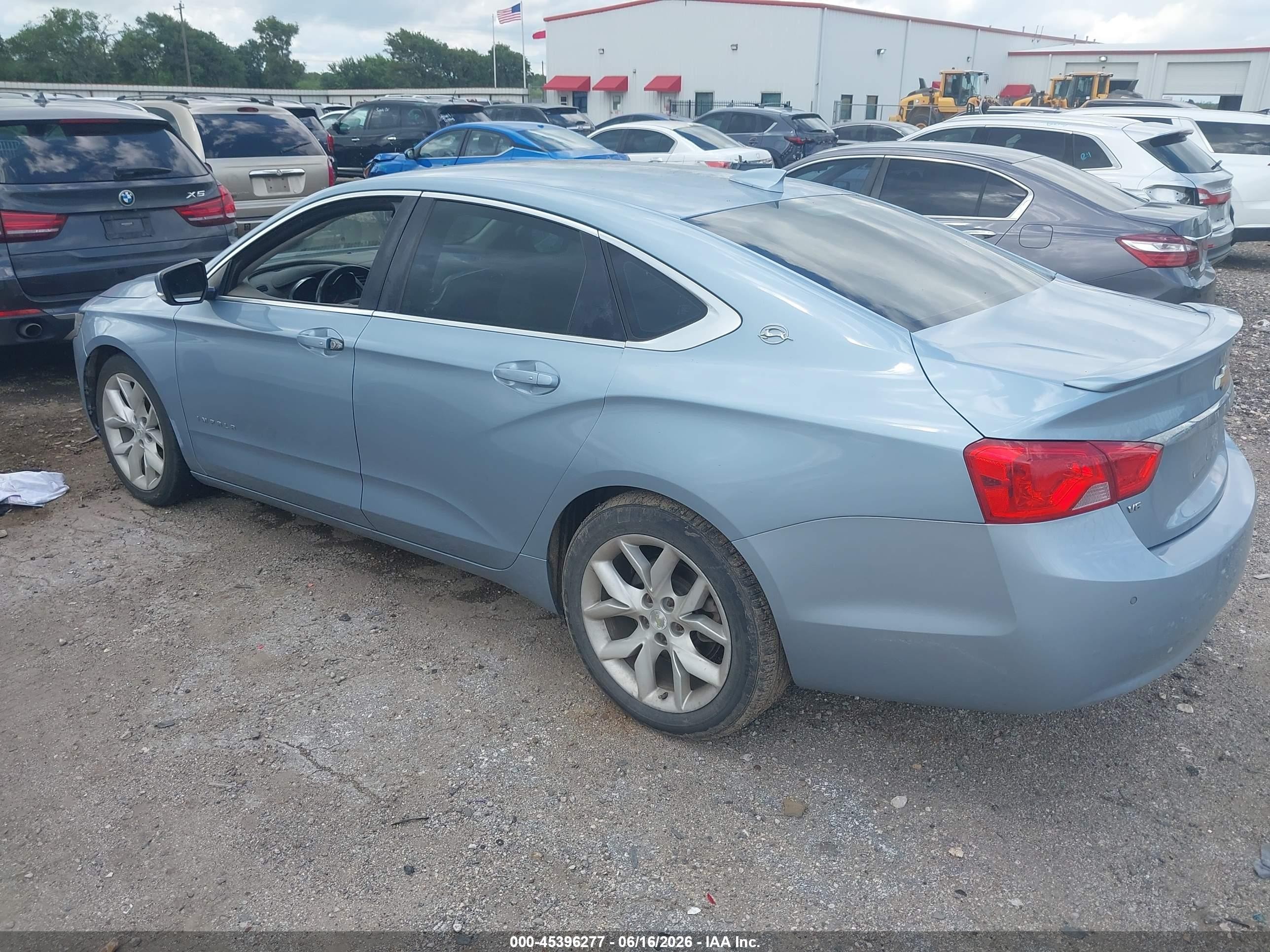 2015 Chevrolet Impala 2lt Blue vin: 1G1125S31FU111055