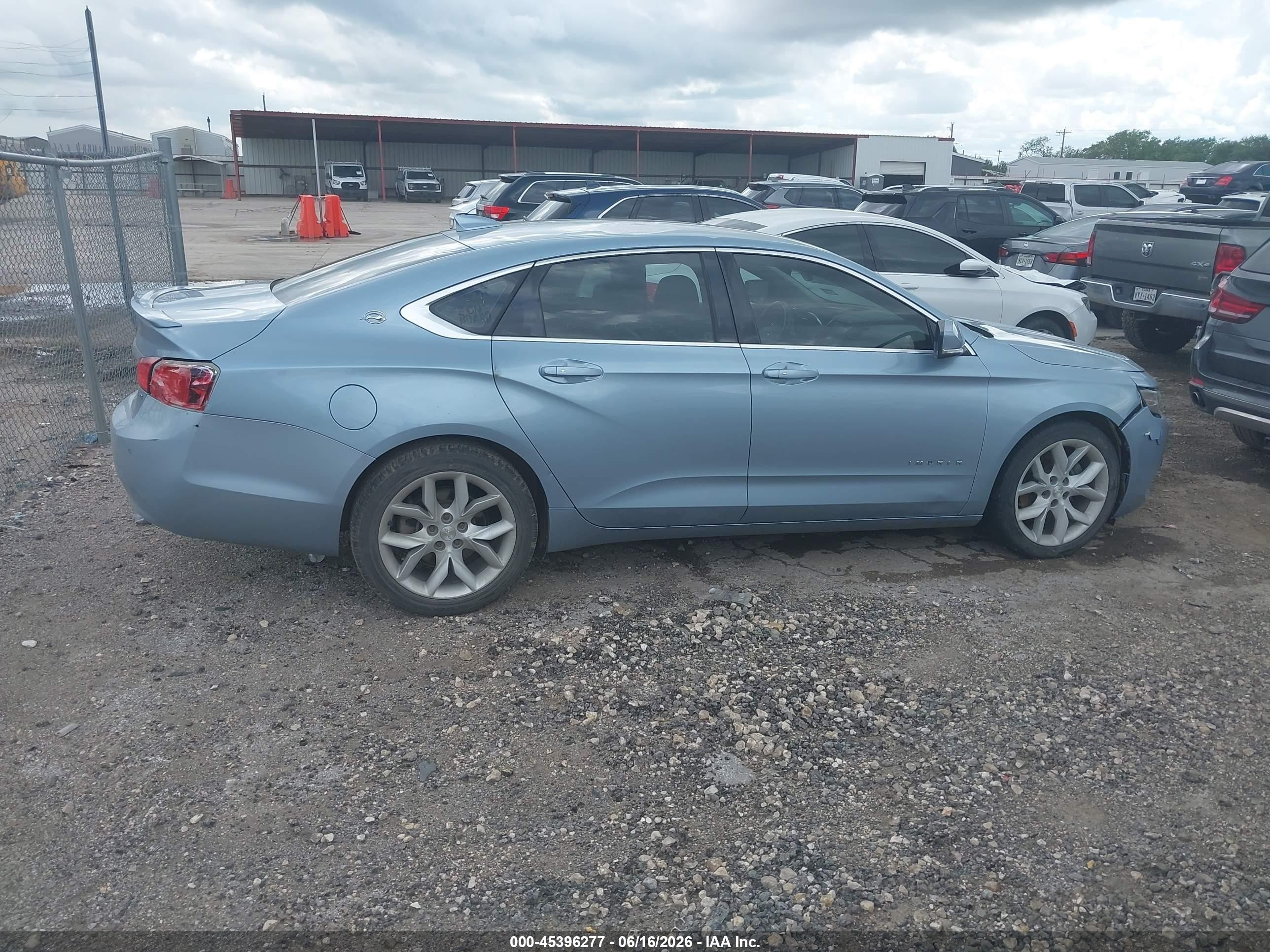 2015 Chevrolet Impala 2lt Blue vin: 1G1125S31FU111055