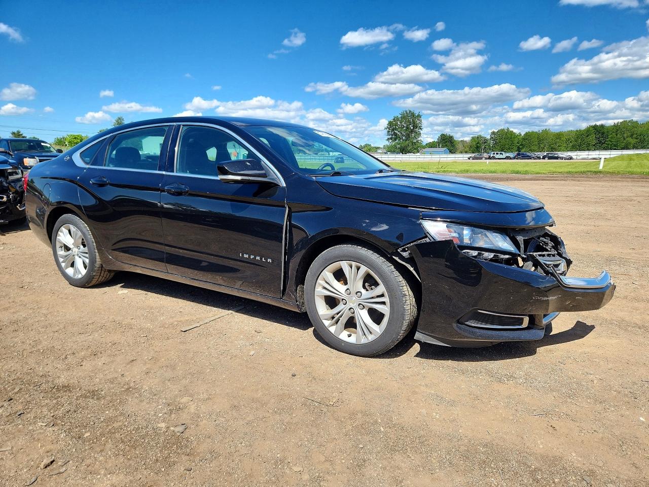 2015 Chevrolet Impala Lt Black vin: 1G1125S31FU141205