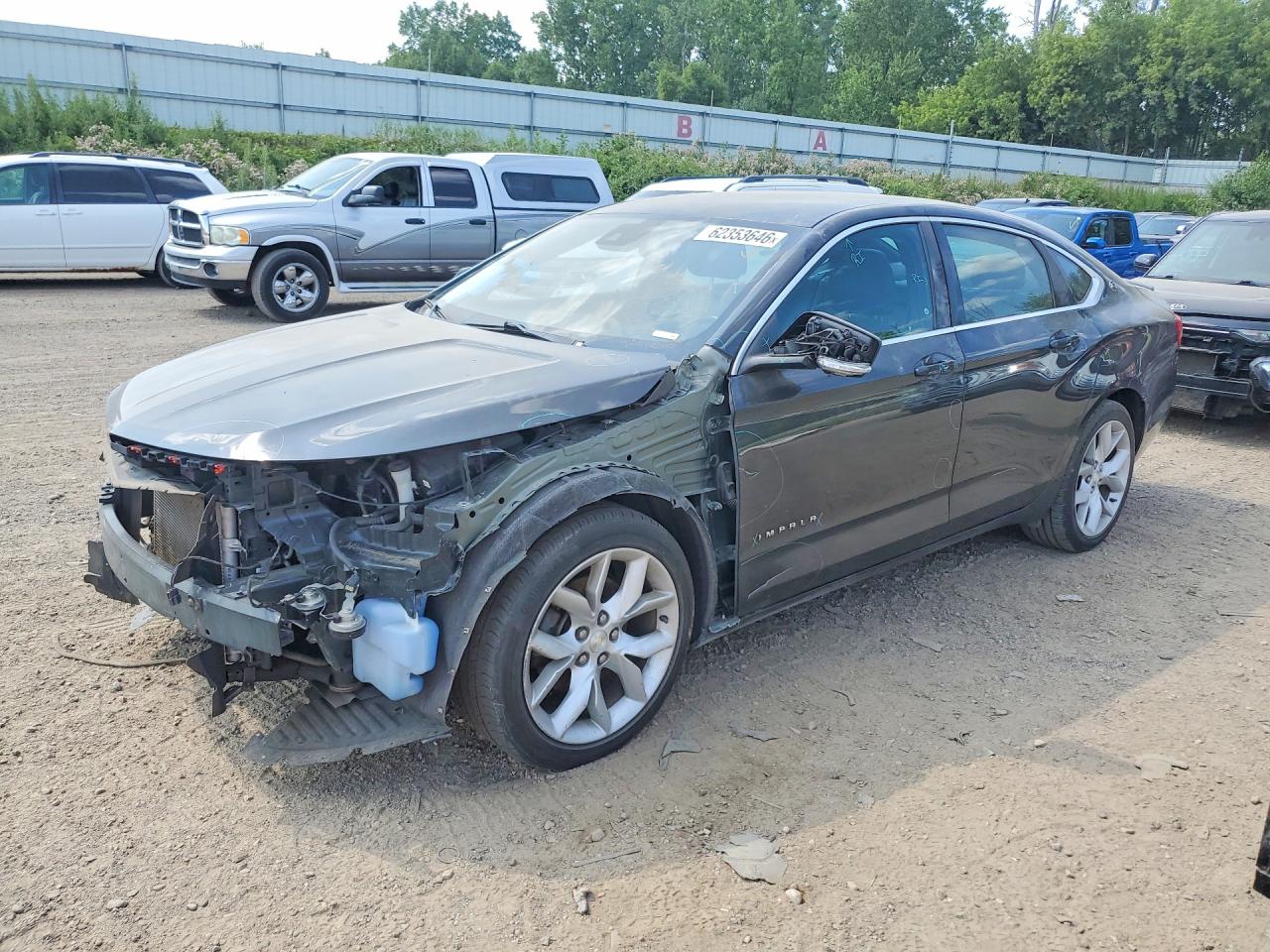 2014 Chevrolet Impala Lt Gray vin: 1G1125S32EU121558