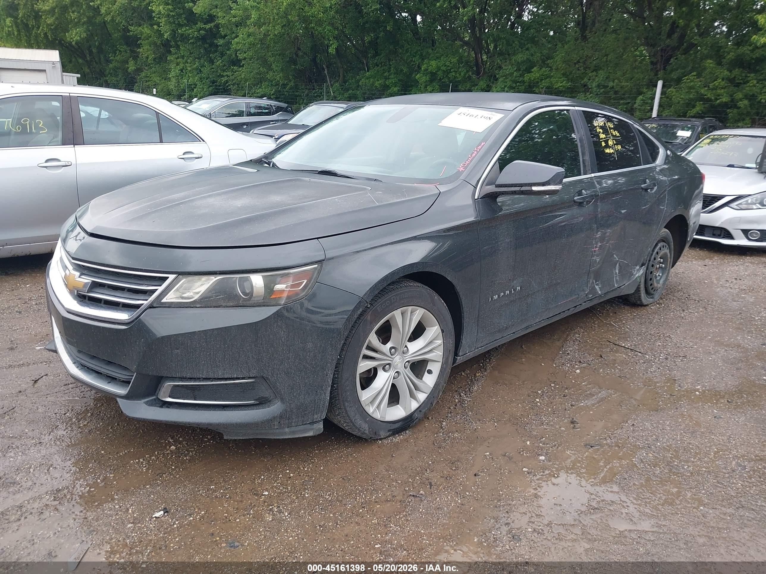 2015 Chevrolet Impala 2lt Gray vin: 1G1125S32FU111789