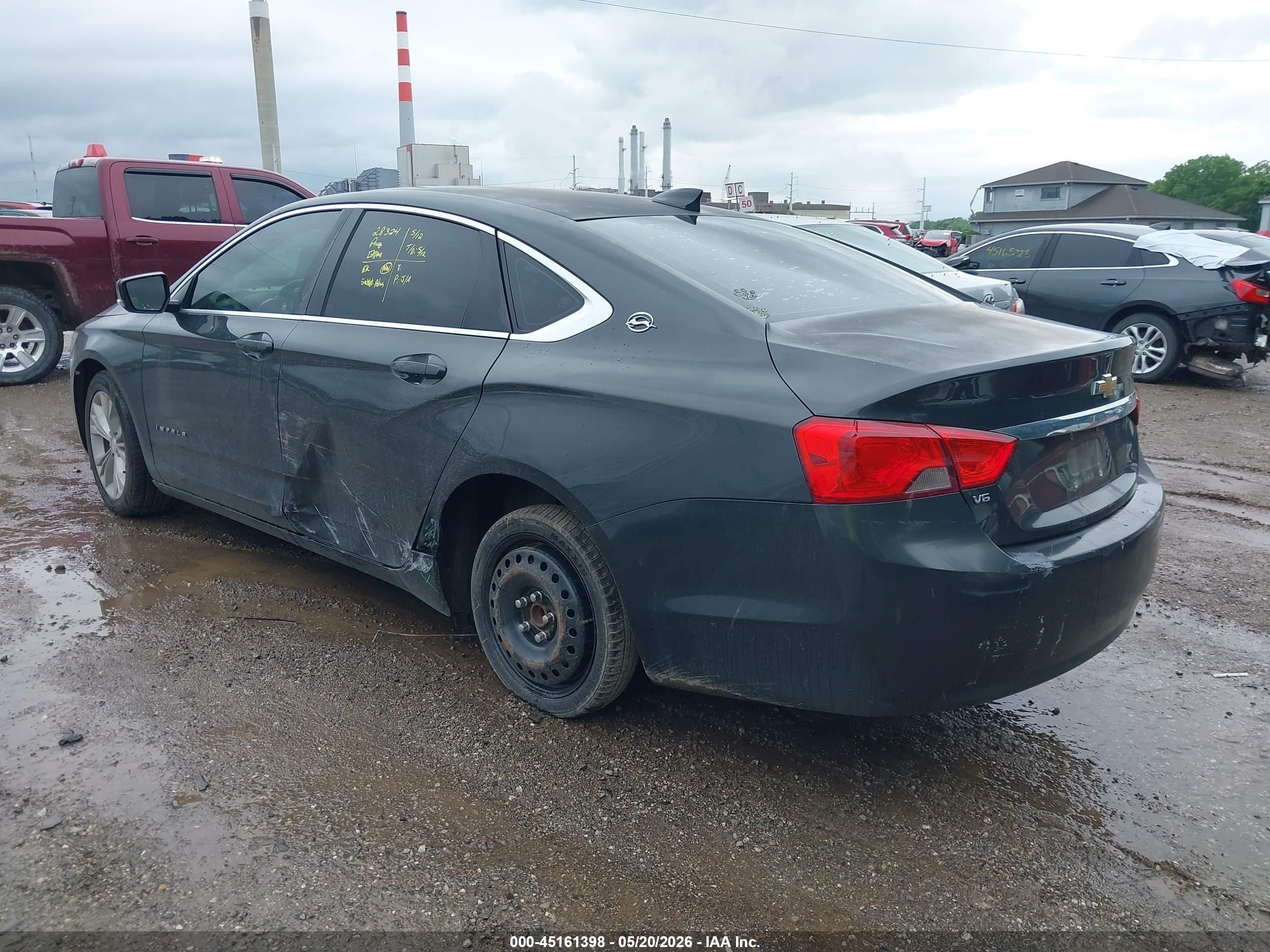 2015 Chevrolet Impala 2lt Gray vin: 1G1125S32FU111789
