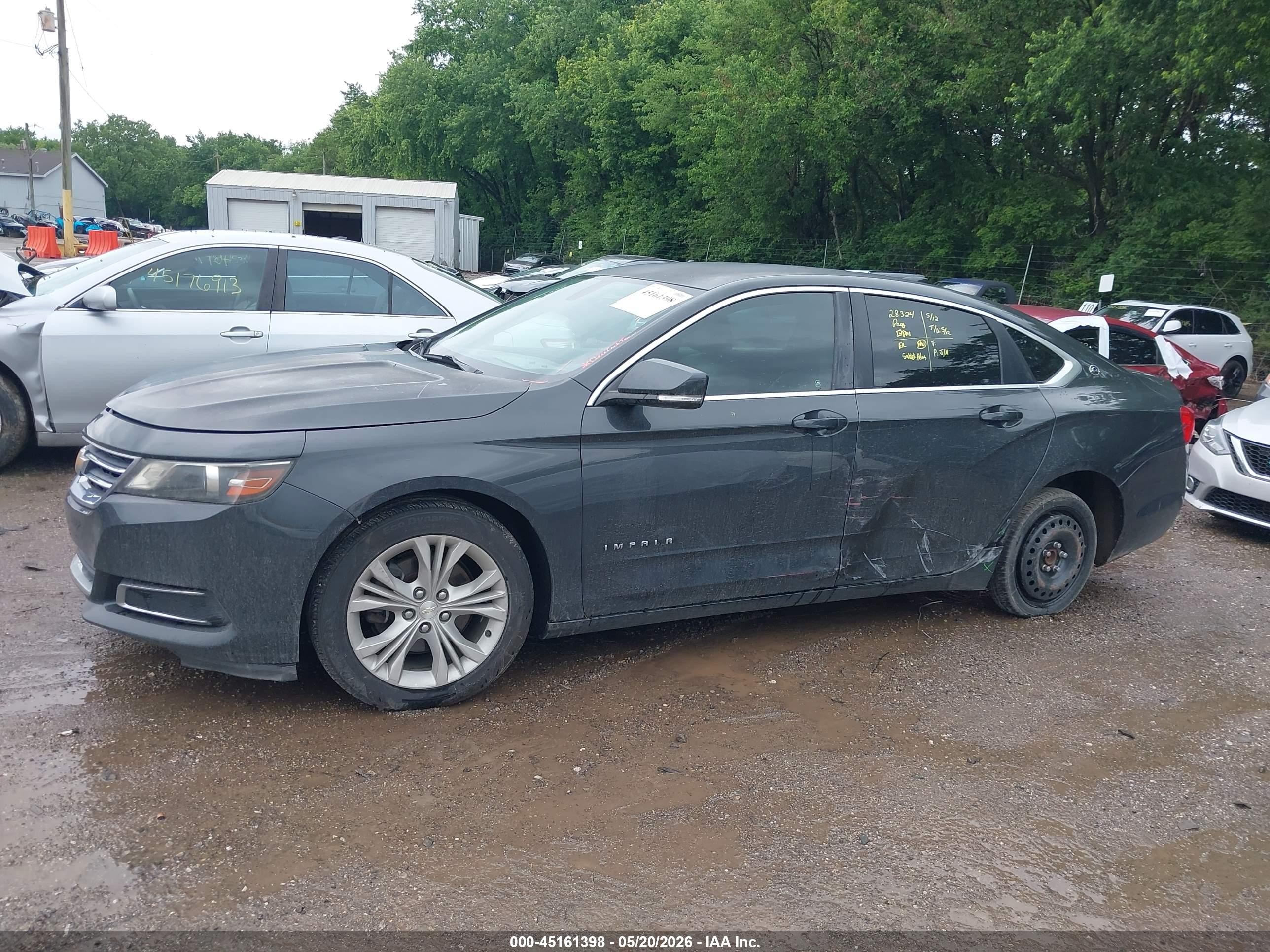 2015 Chevrolet Impala 2lt Gray vin: 1G1125S32FU111789