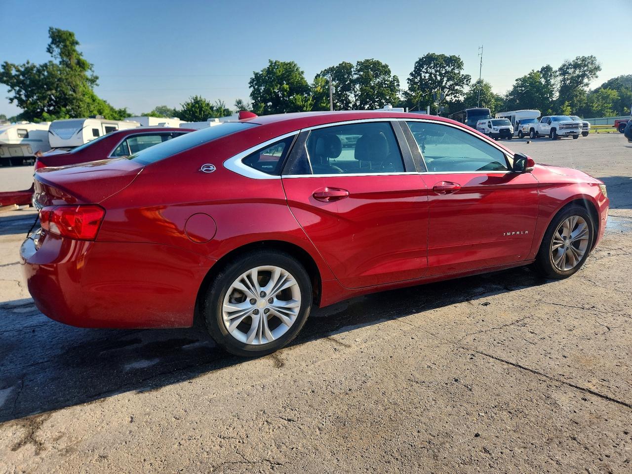 2014 Chevrolet Impala Lt Red vin: 1G1125S33EU116479
