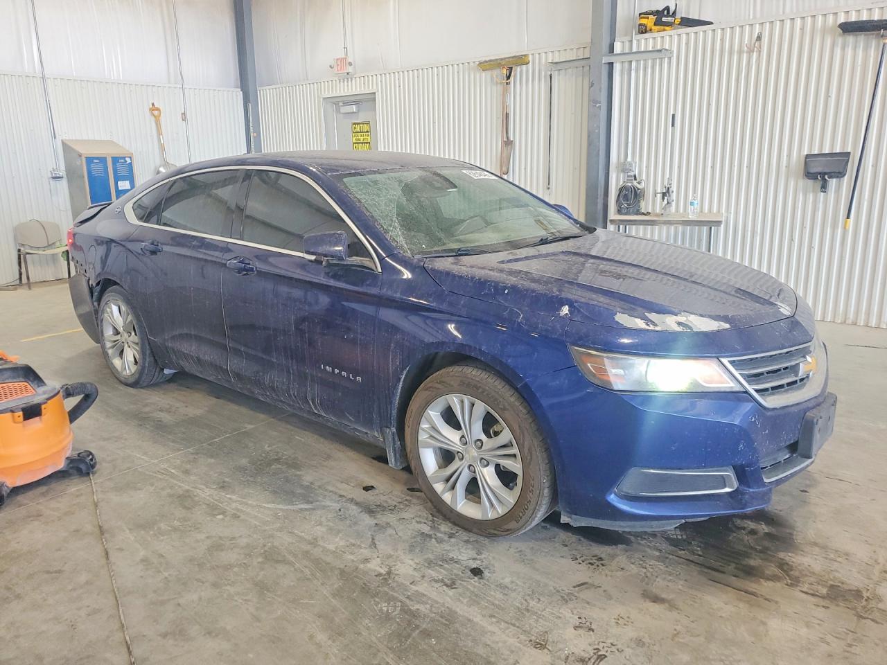 2014 Chevrolet Impala Lt Blue vin: 1G1125S33EU117521